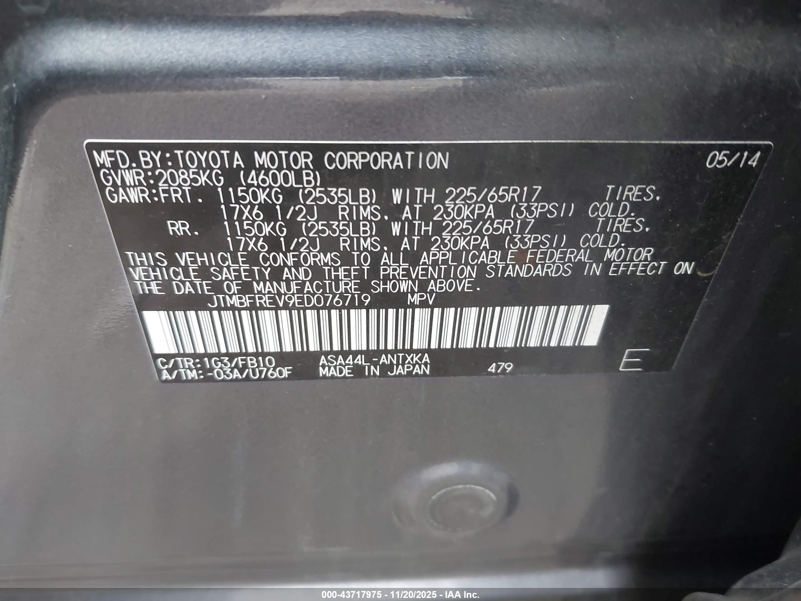 TOYOTA RAV4 image 9