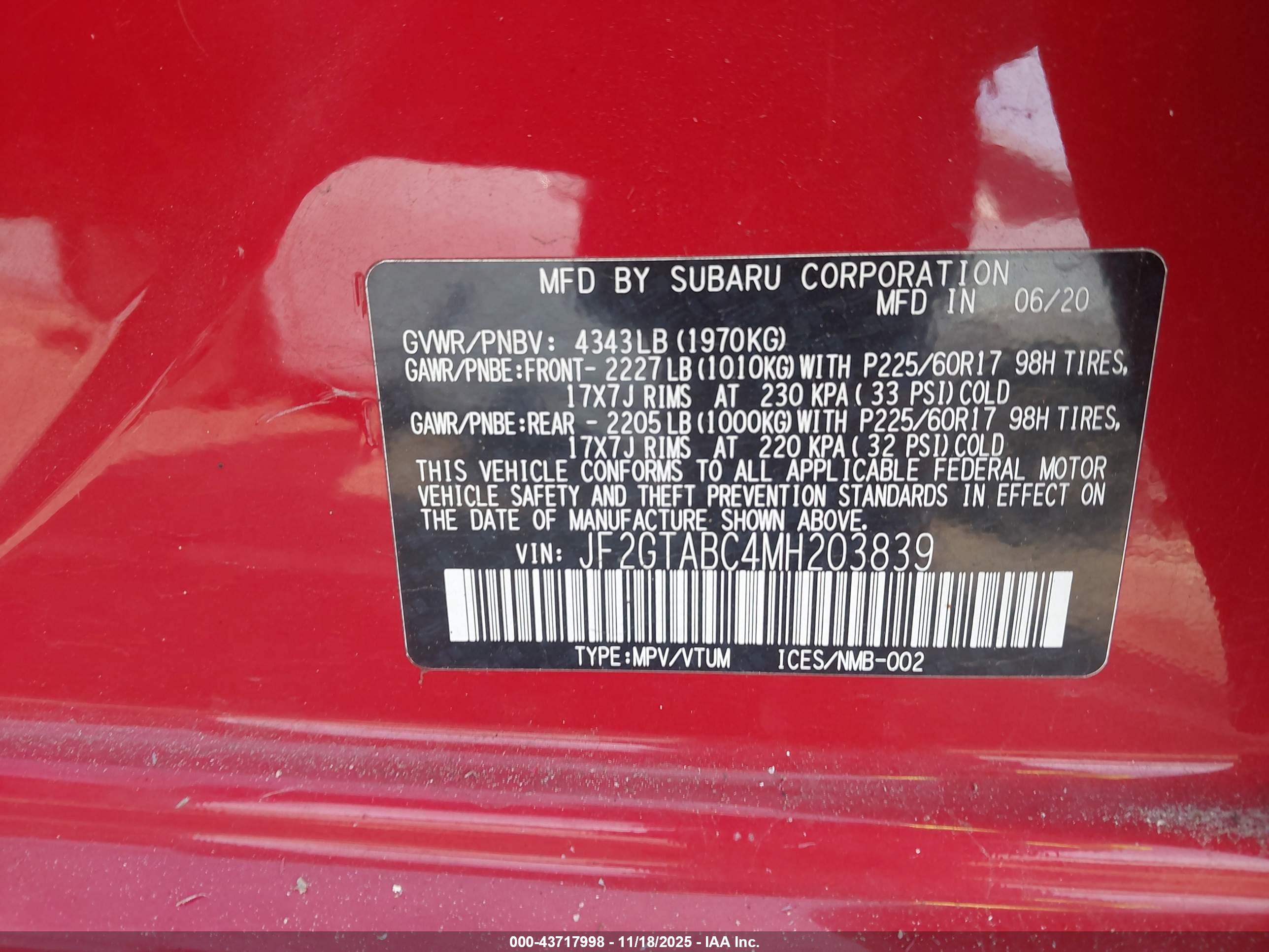 SUBARU CROSSTREK image 9