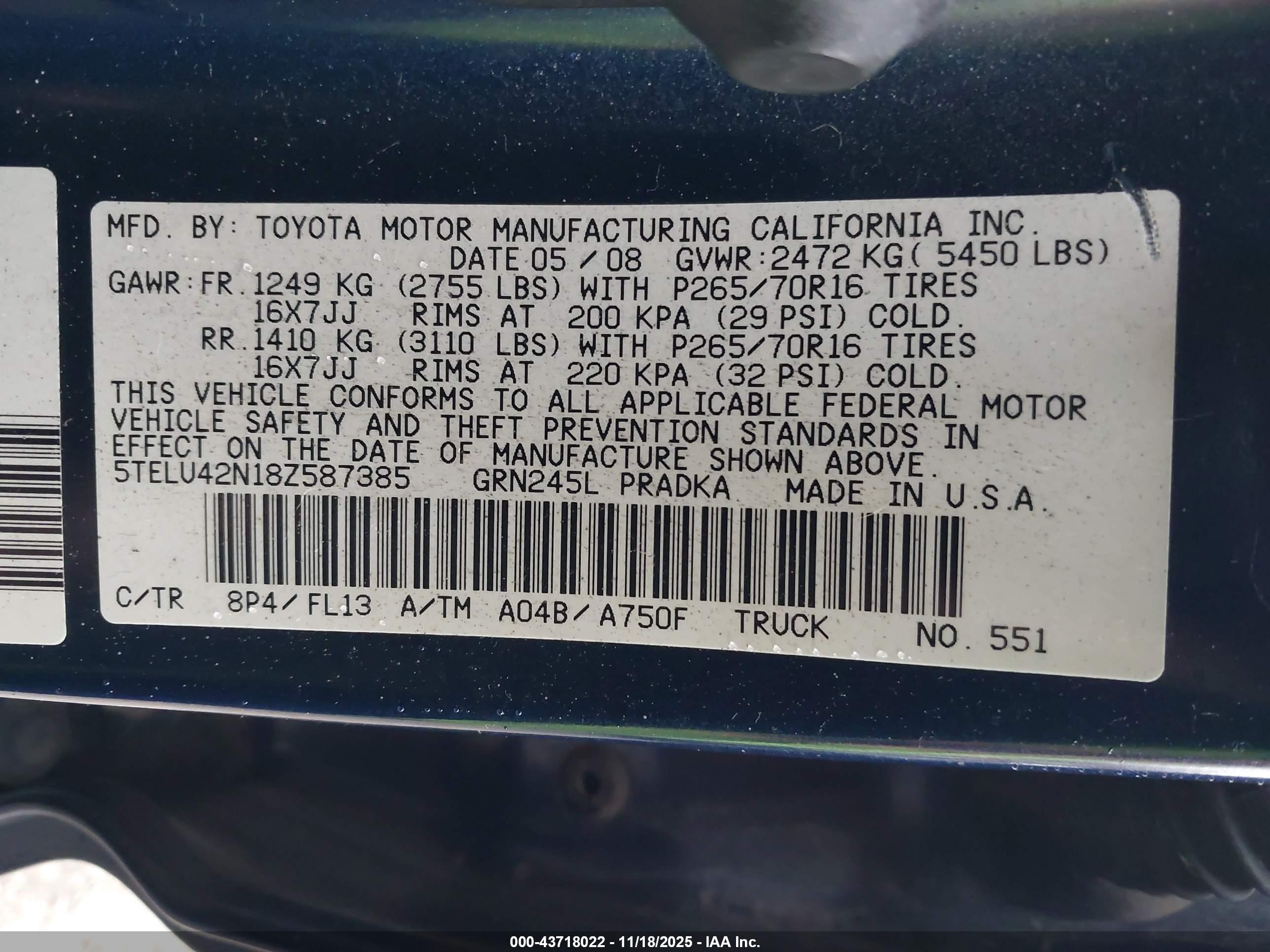 TOYOTA TACOMA image 9