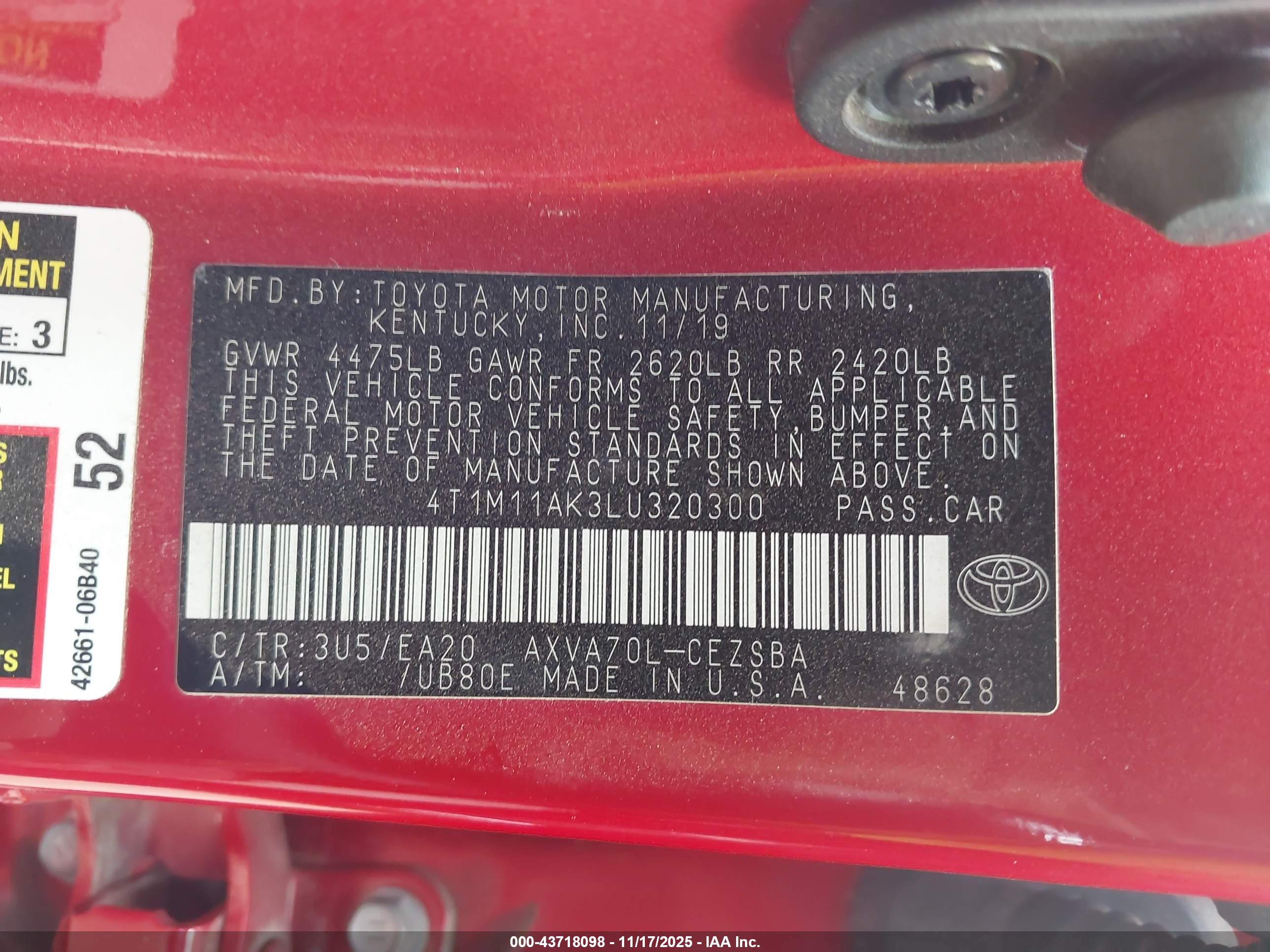TOYOTA CAMRY image 9