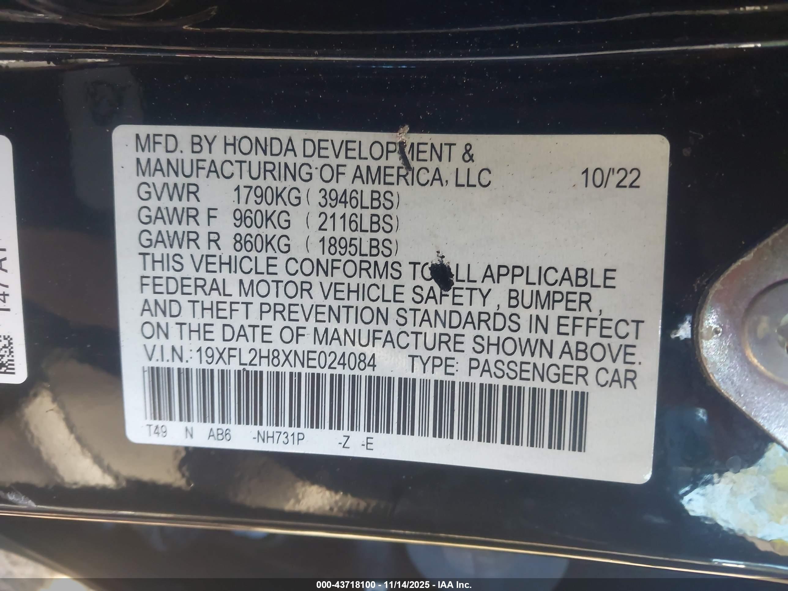 HONDA CIVIC image 9