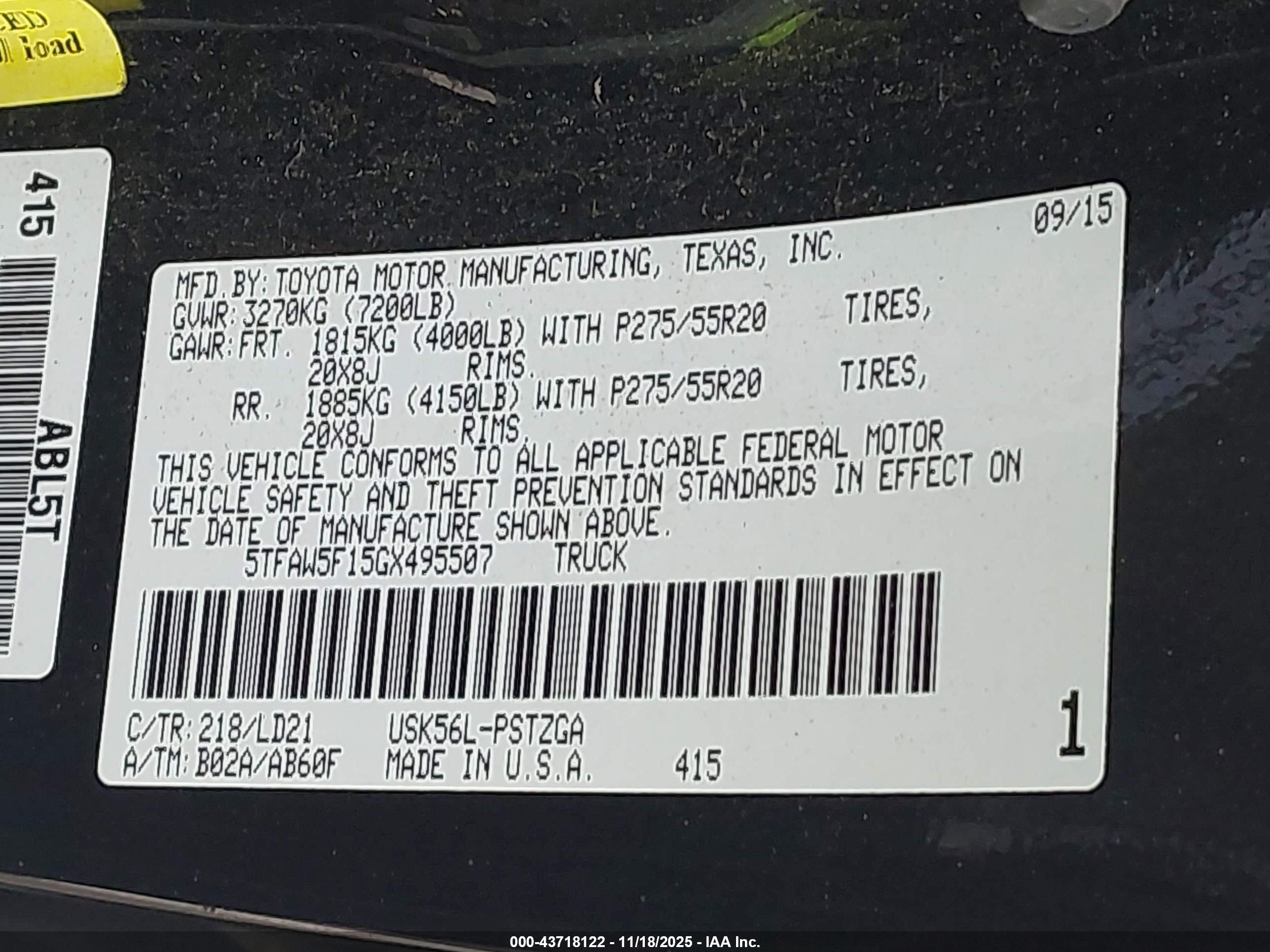 TOYOTA TUNDRA image 9