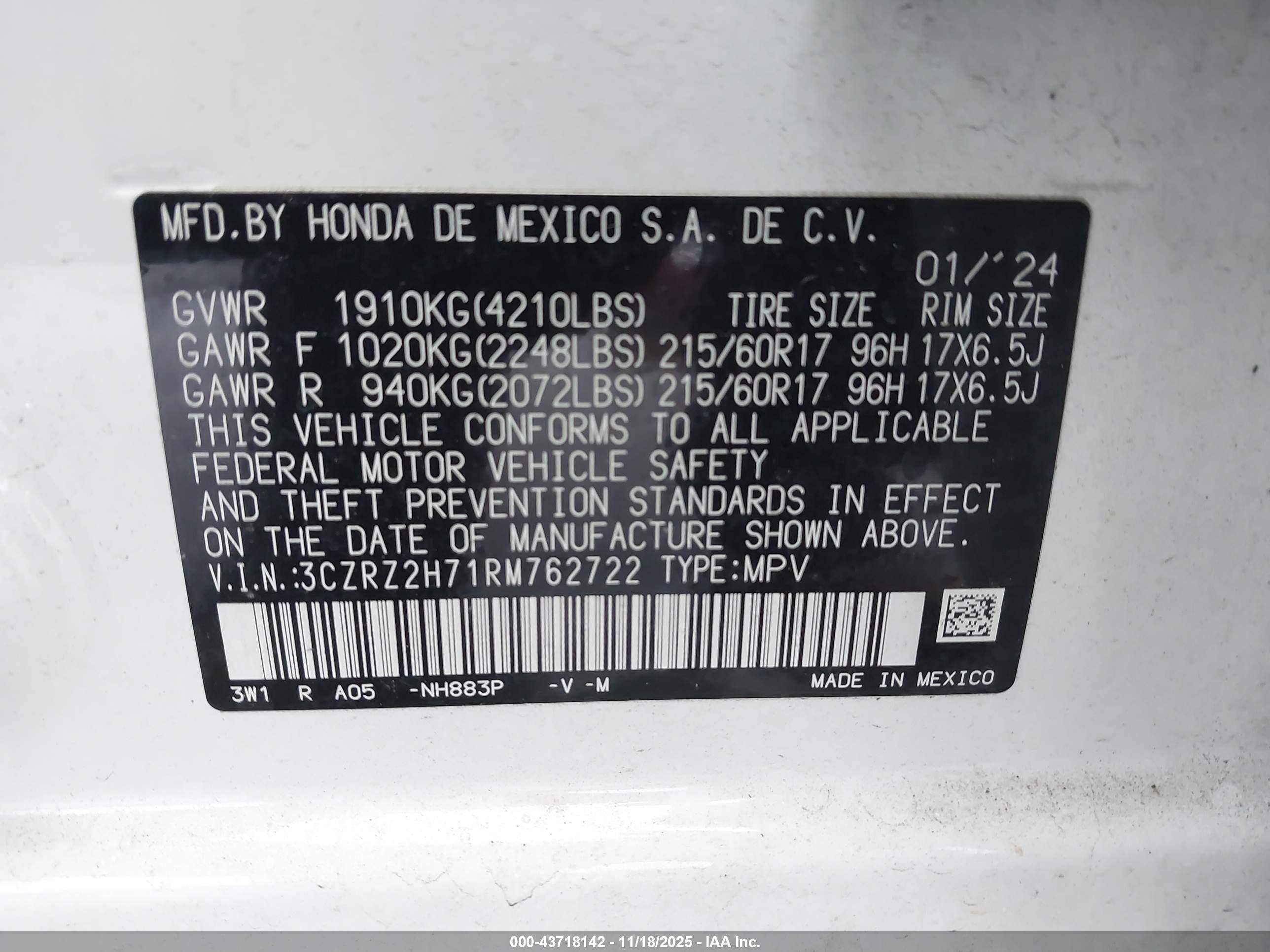 HONDA HR-V image 9