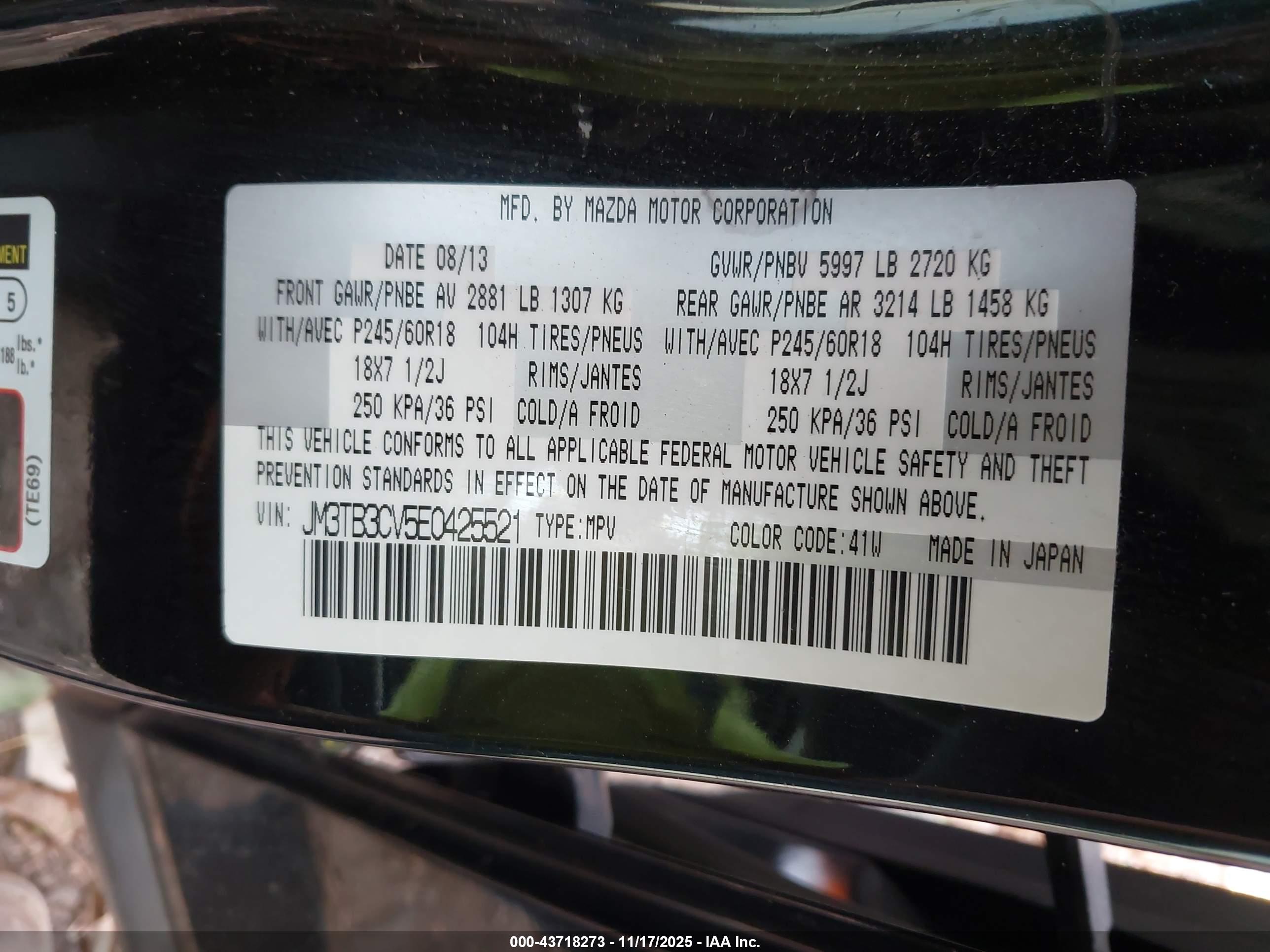 MAZDA CX-9 image 9