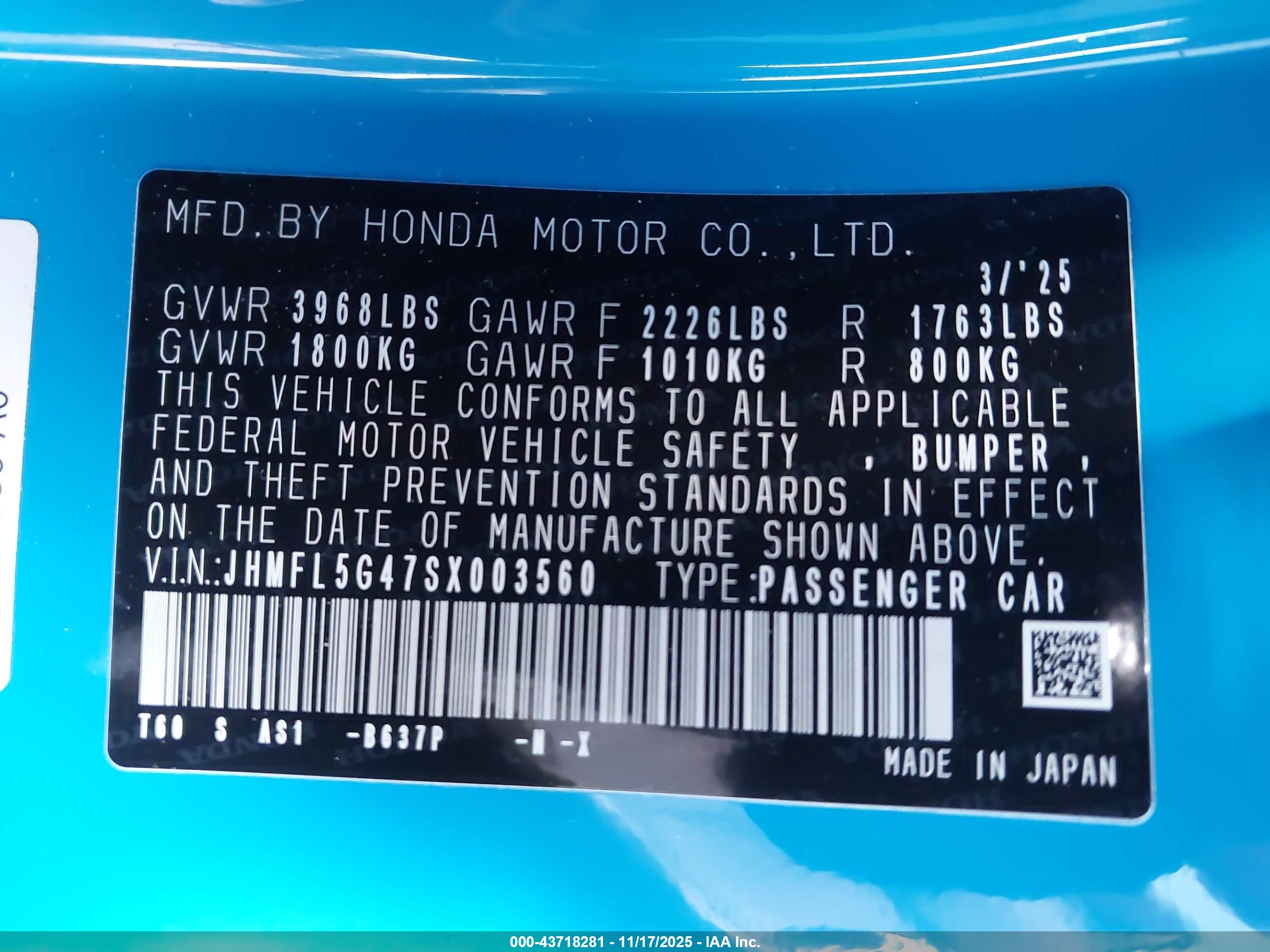 HONDA CIVIC image 9