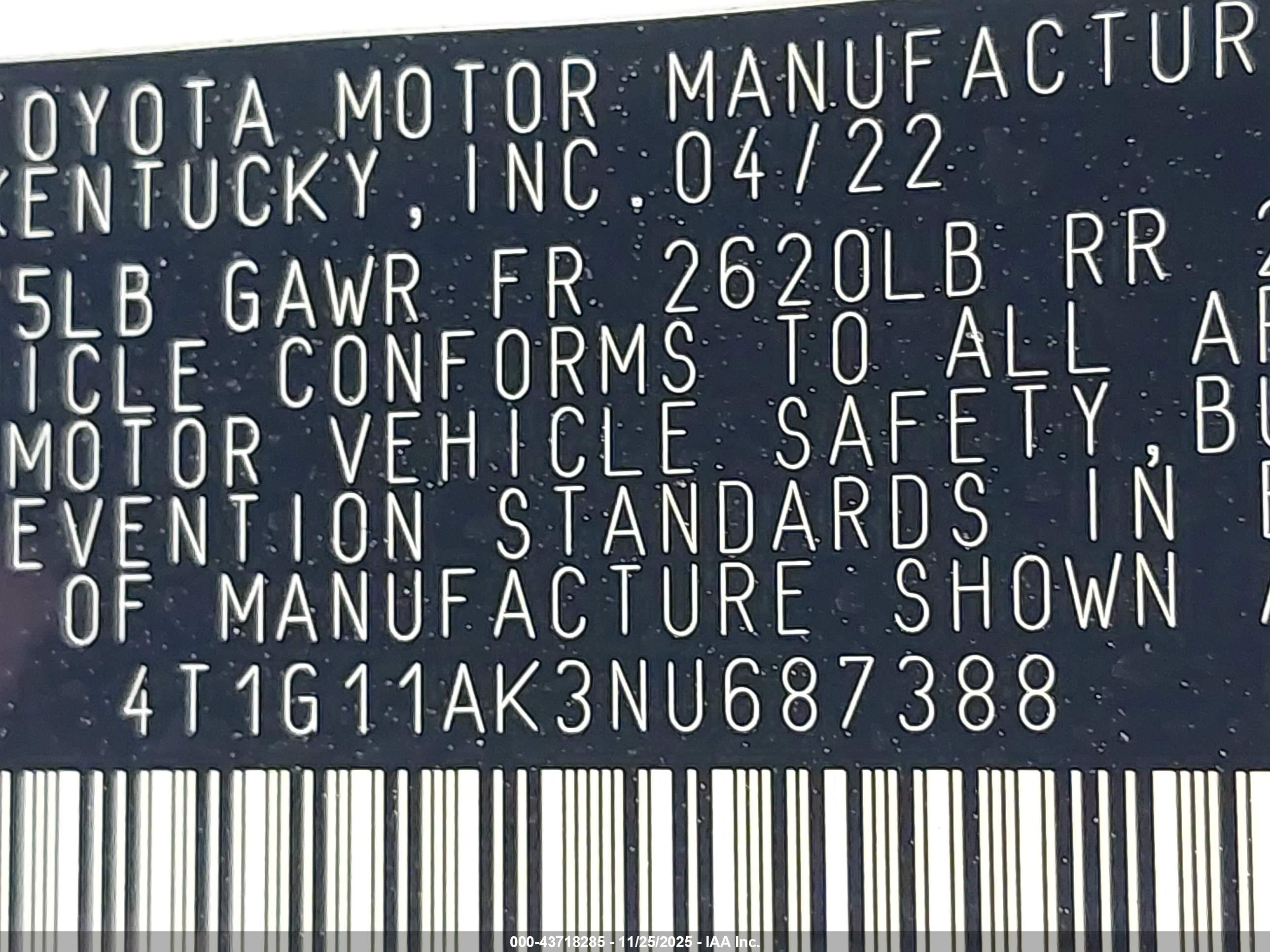 TOYOTA CAMRY image 9