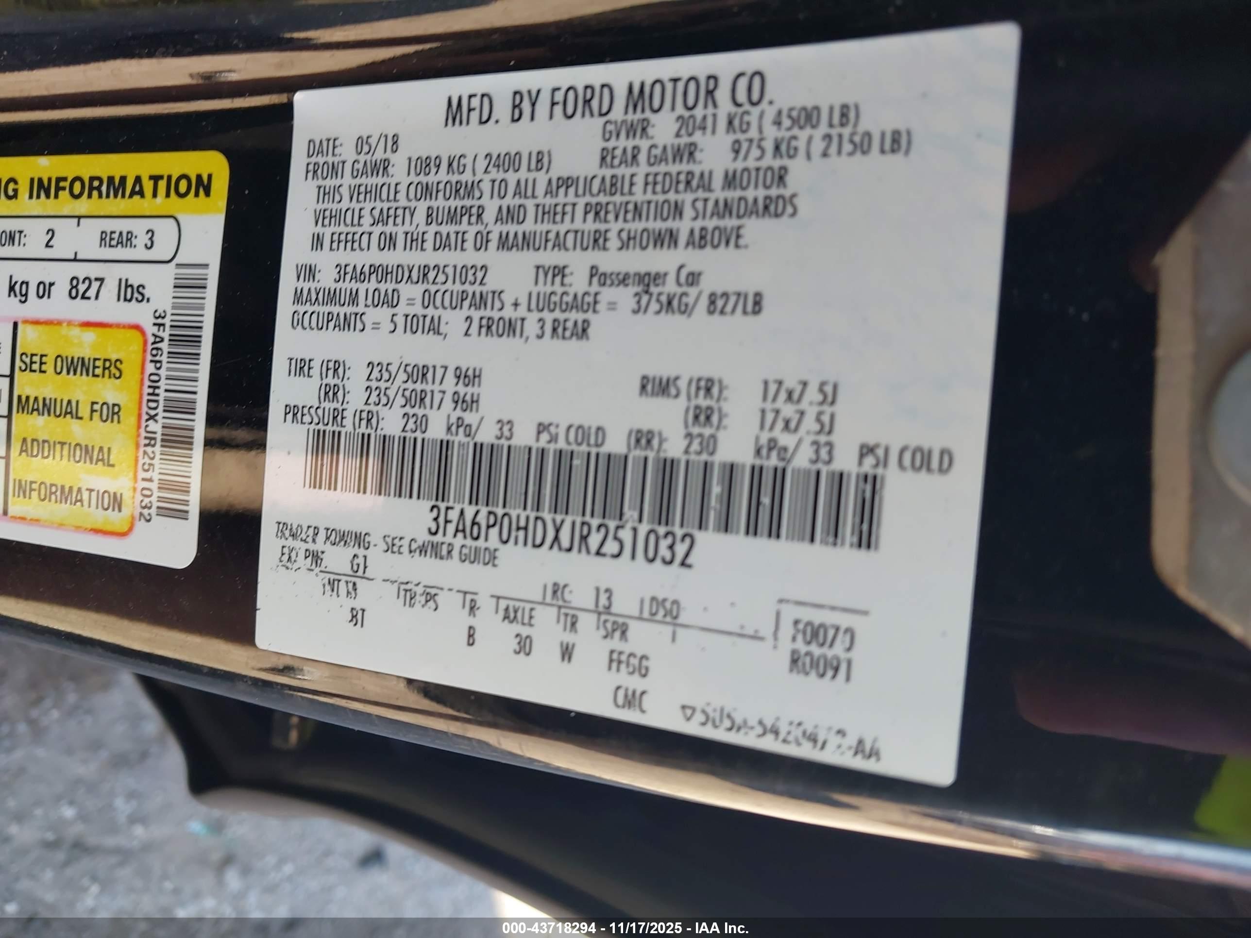 FORD FUSION image 9