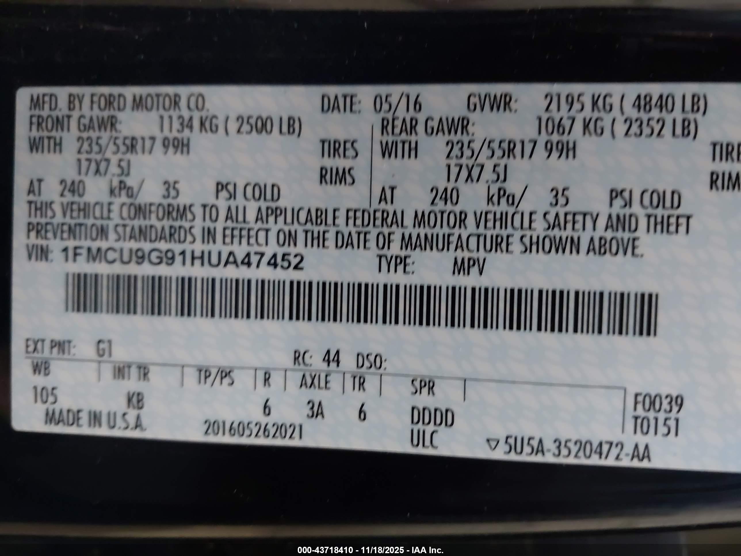 FORD ESCAPE image 9