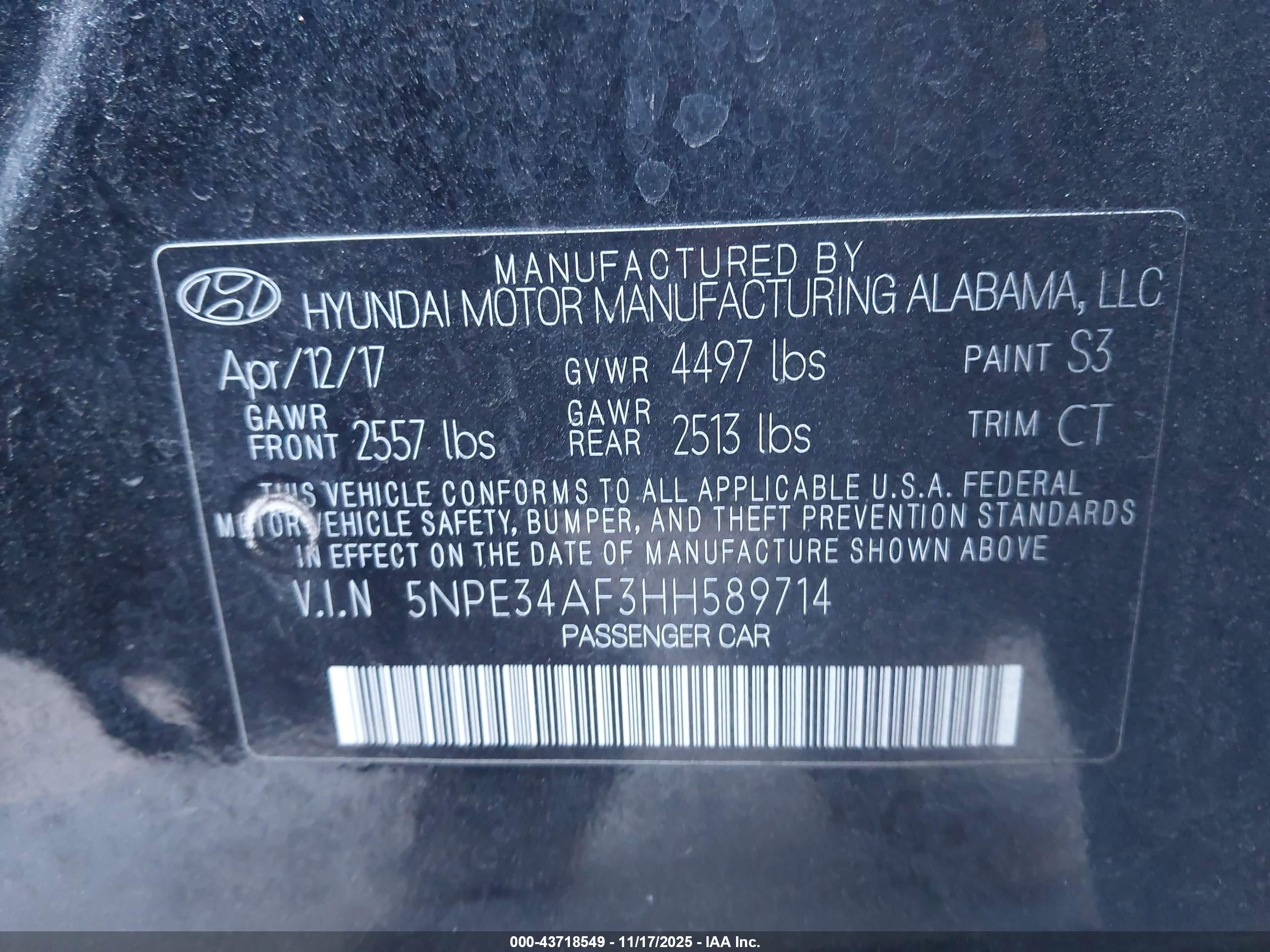 HYUNDAI SONATA image 9