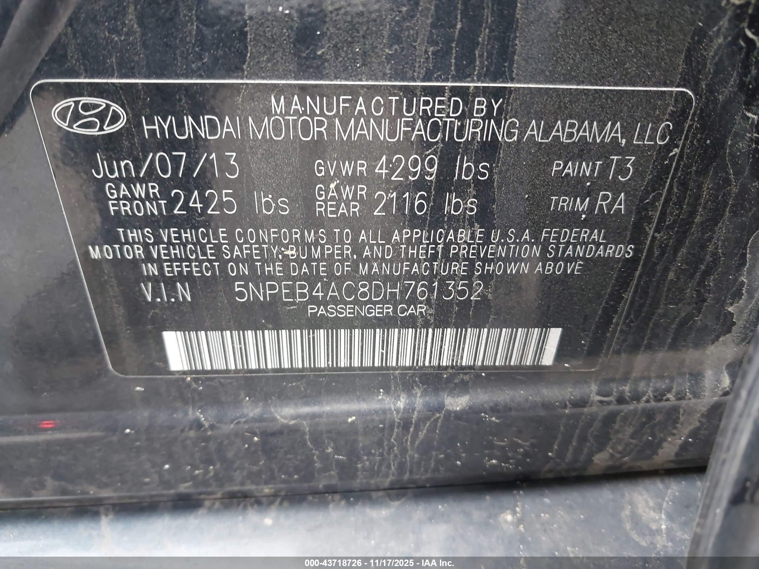 HYUNDAI SONATA image 9
