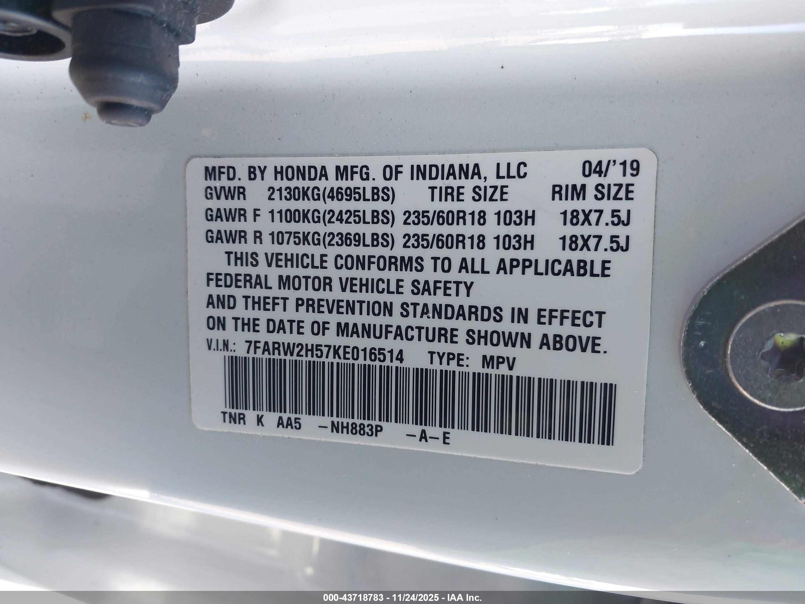 HONDA CR-V image 9