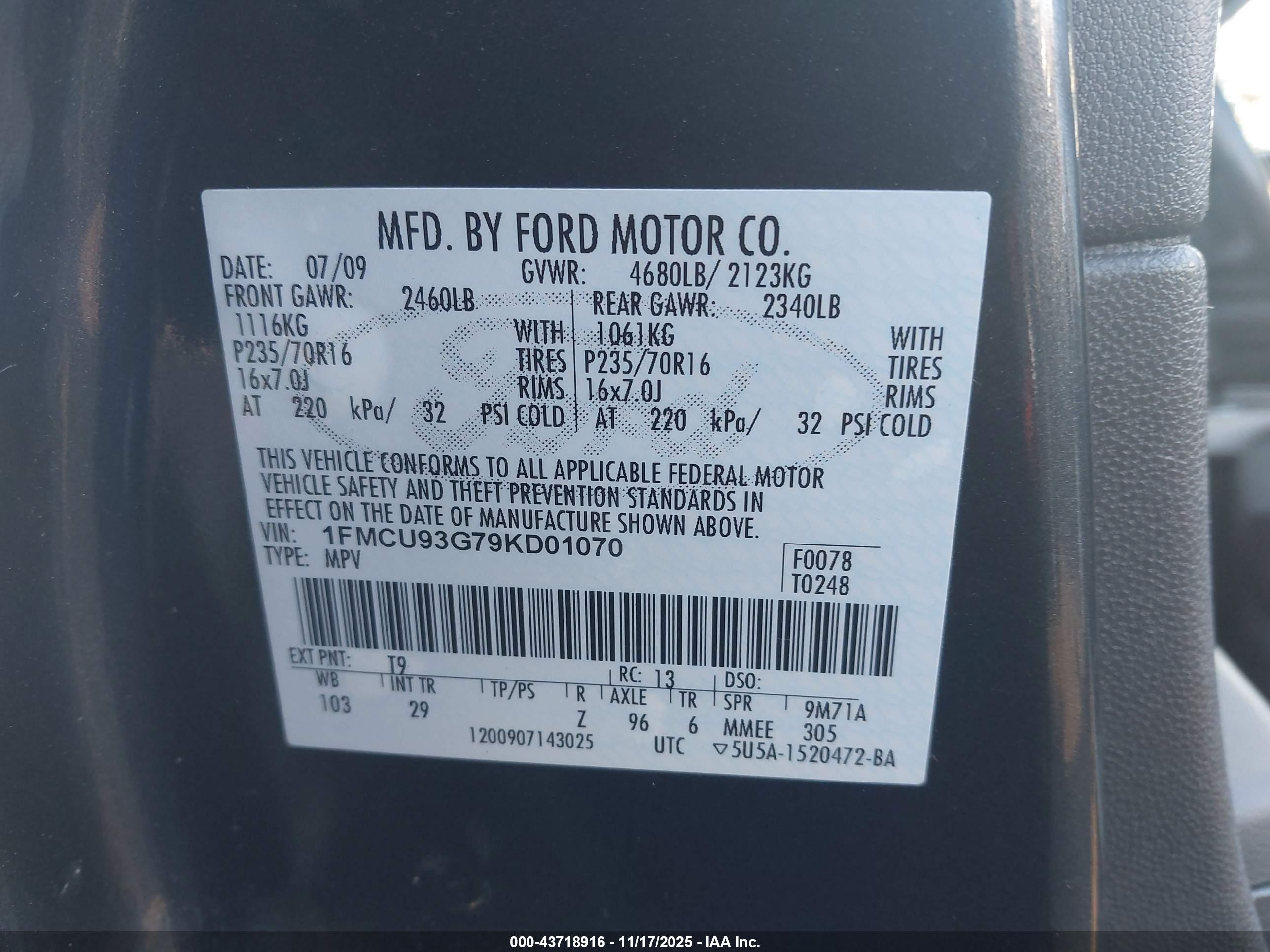 FORD ESCAPE image 9