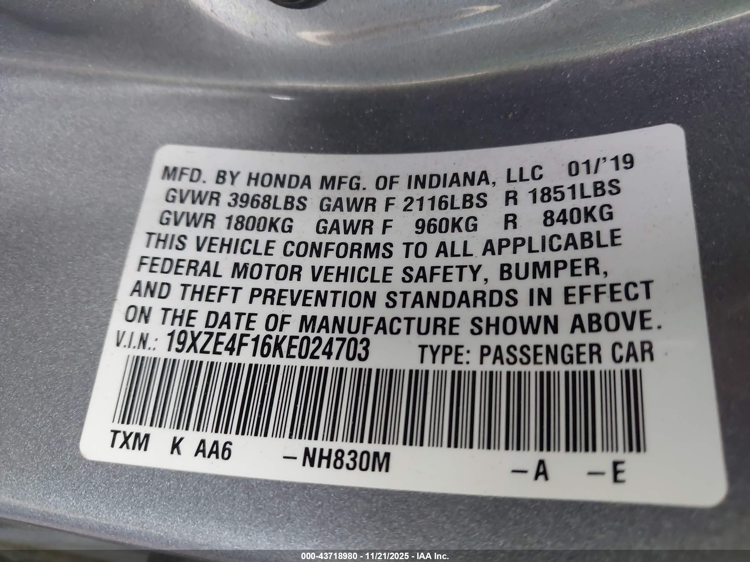 HONDA INSIGHT image 9