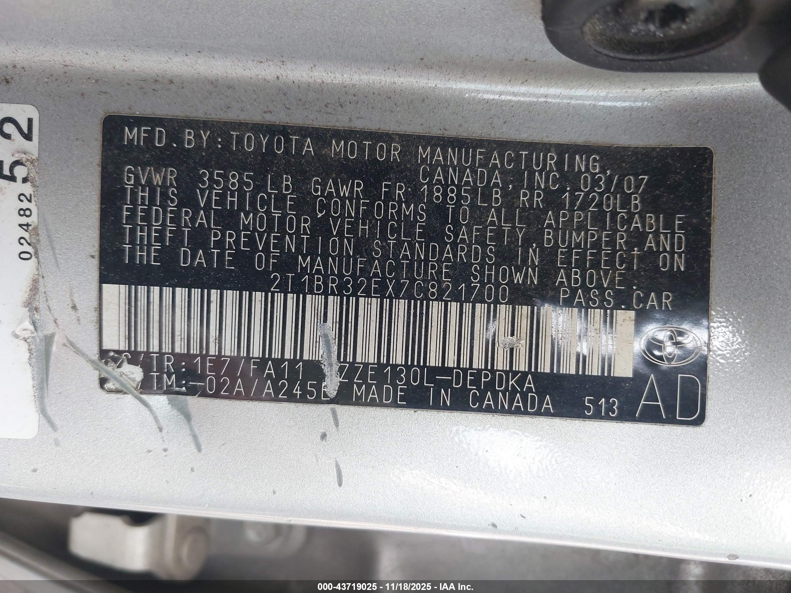TOYOTA COROLLA image 9