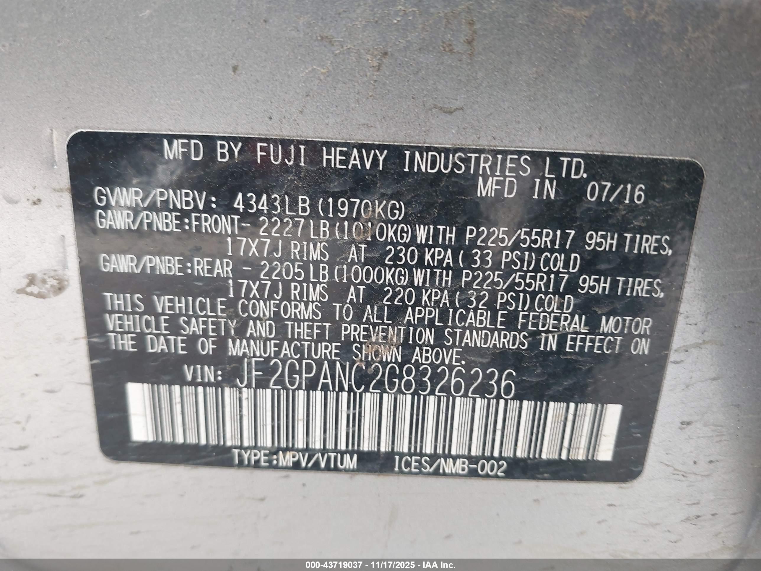 SUBARU CROSSTREK image 9