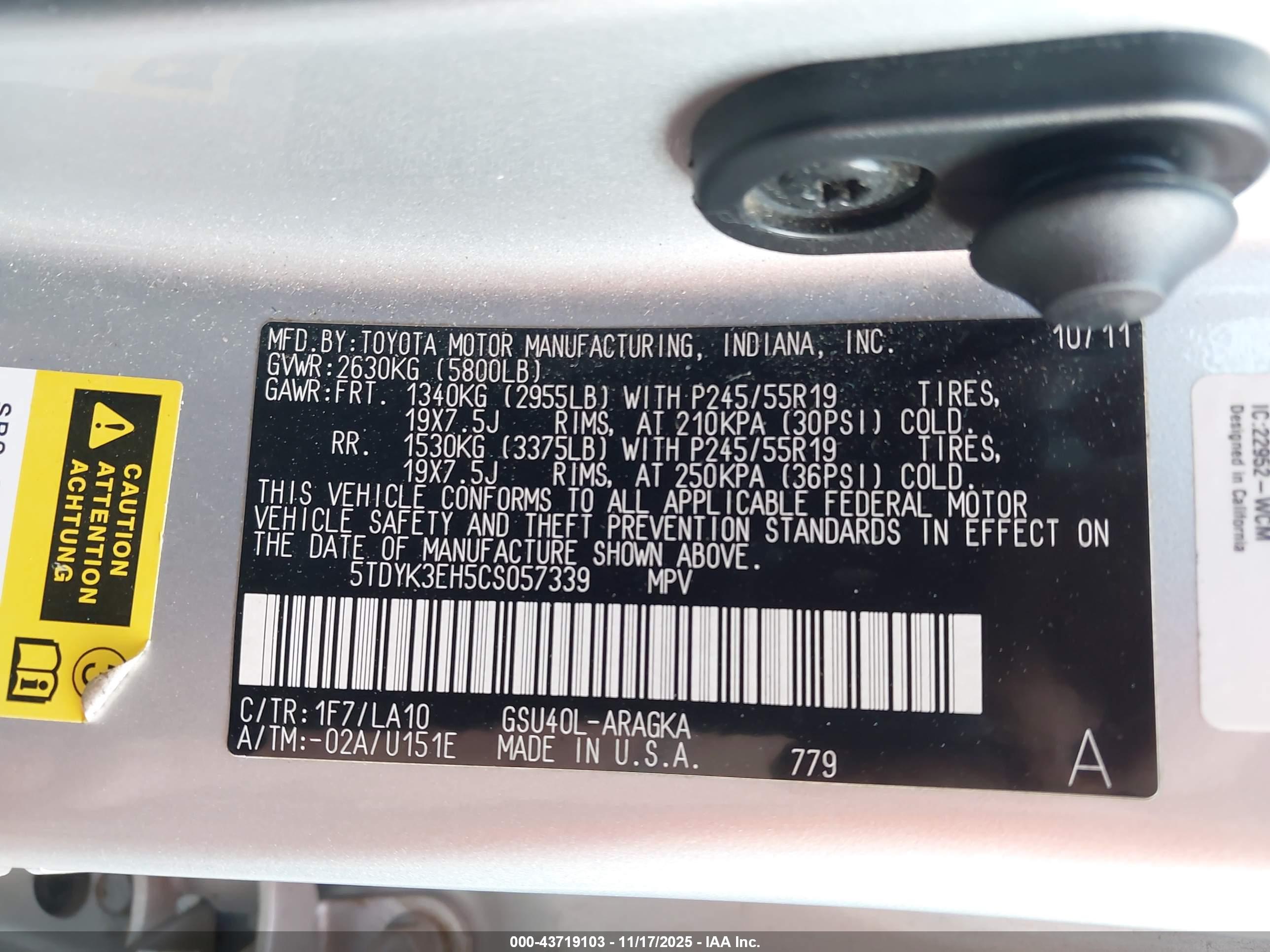 TOYOTA HIGHLANDER image 9