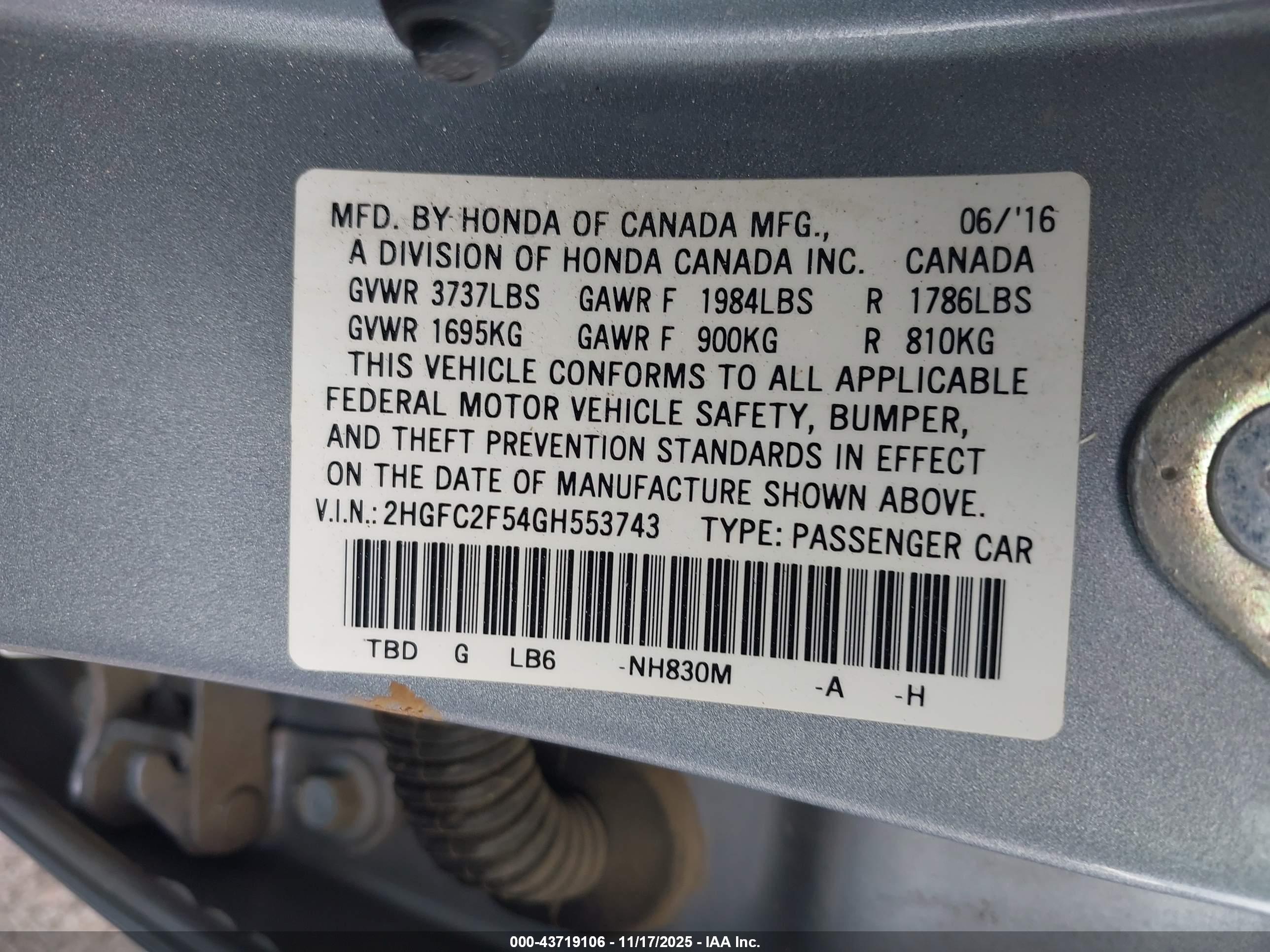 HONDA CIVIC image 9