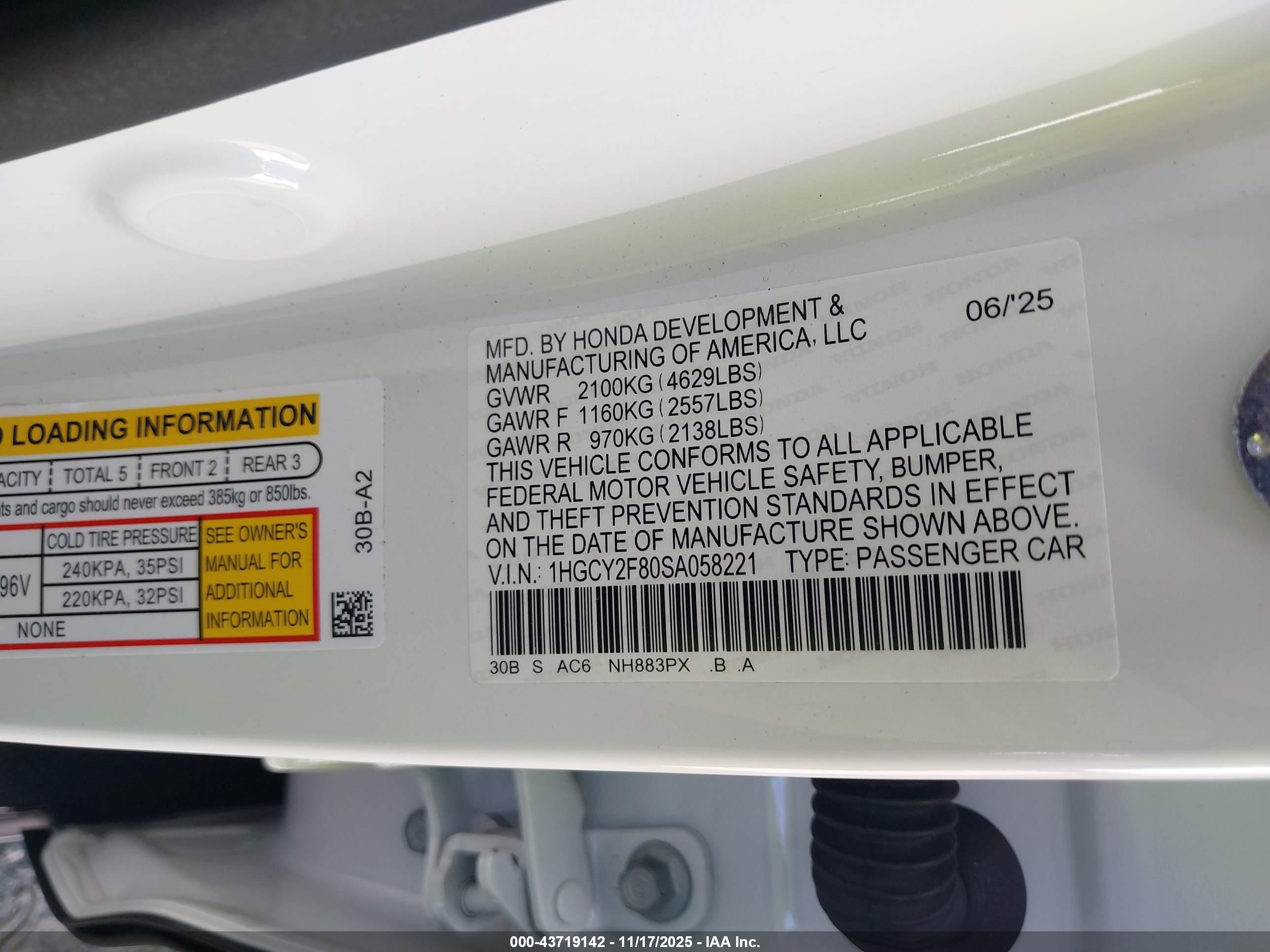 HONDA ACCORD image 9