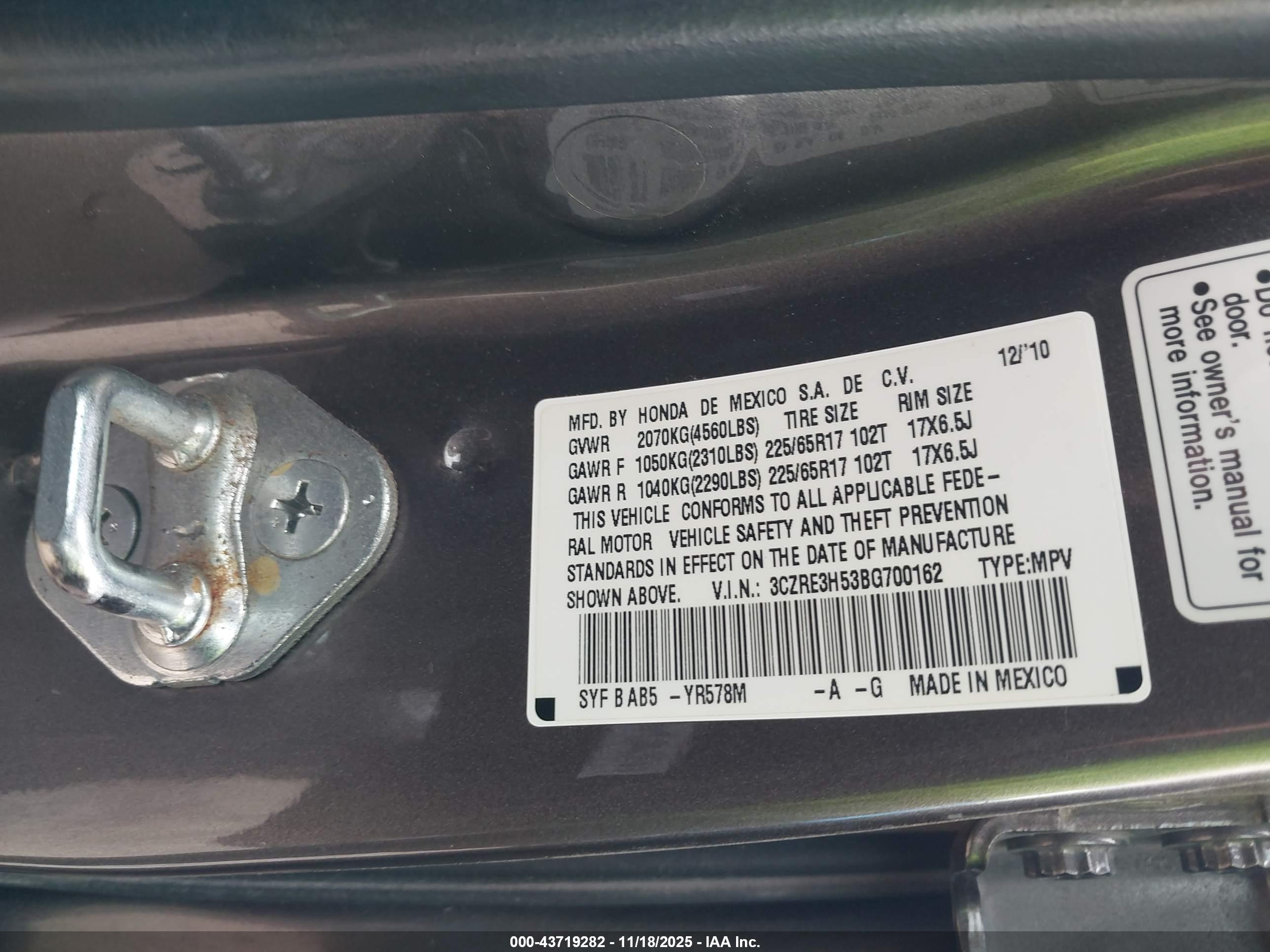 HONDA CR-V image 9
