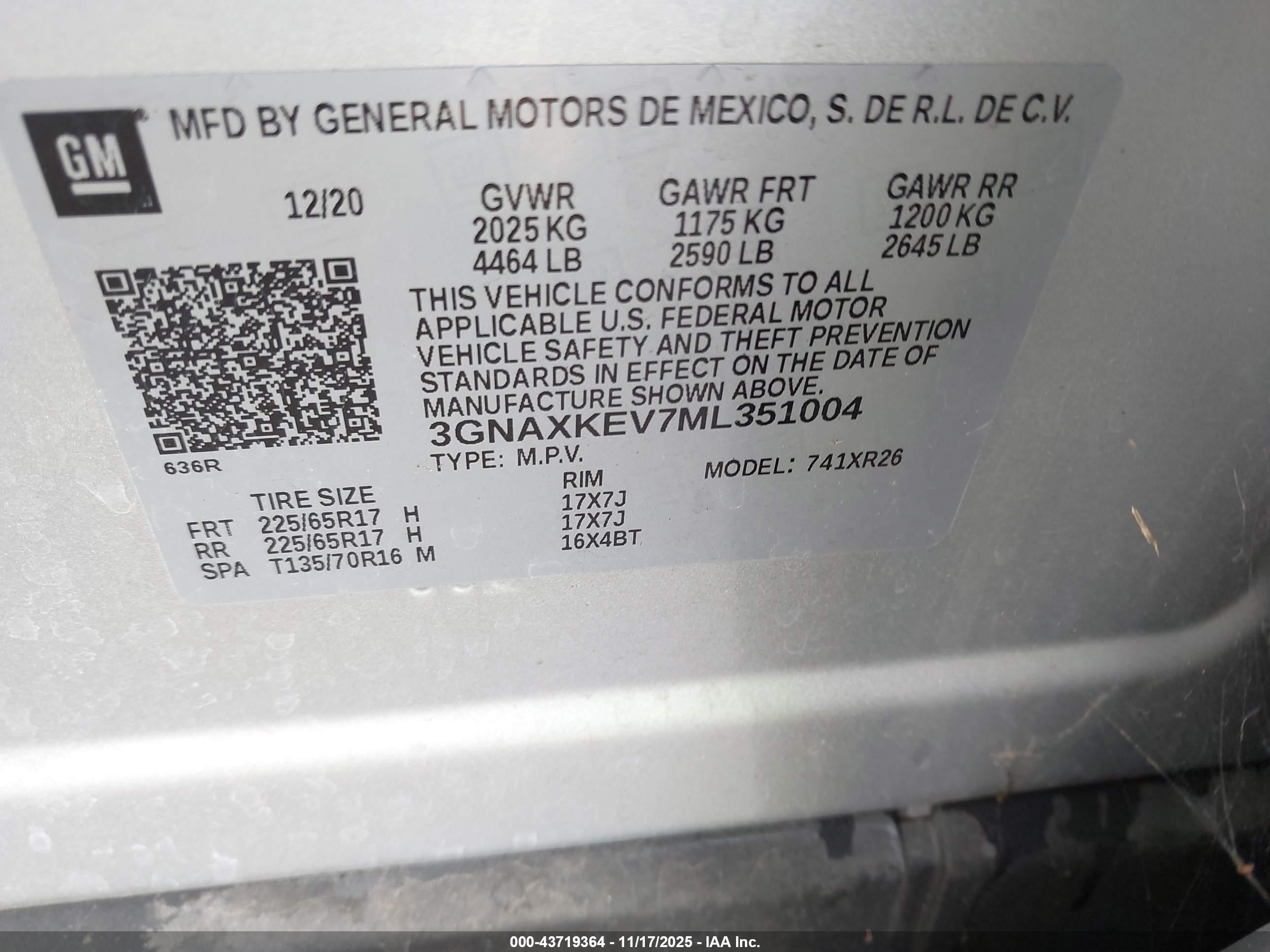 CHEVROLET EQUINOX image 9
