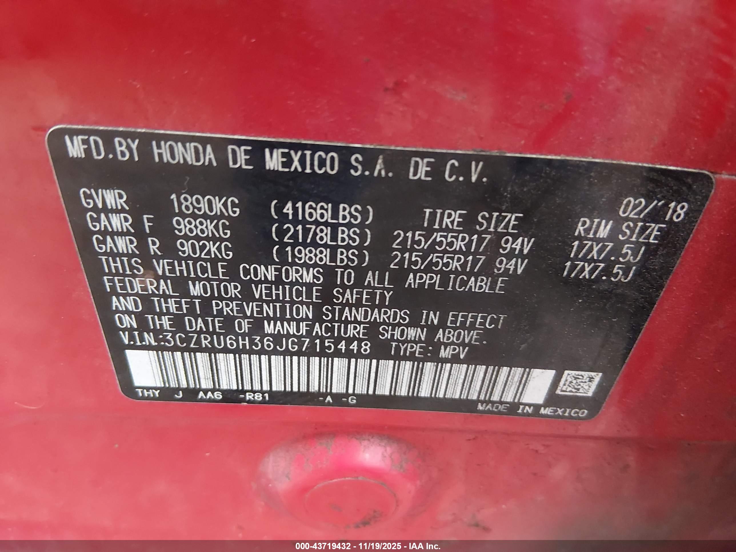 HONDA HR-V image 9