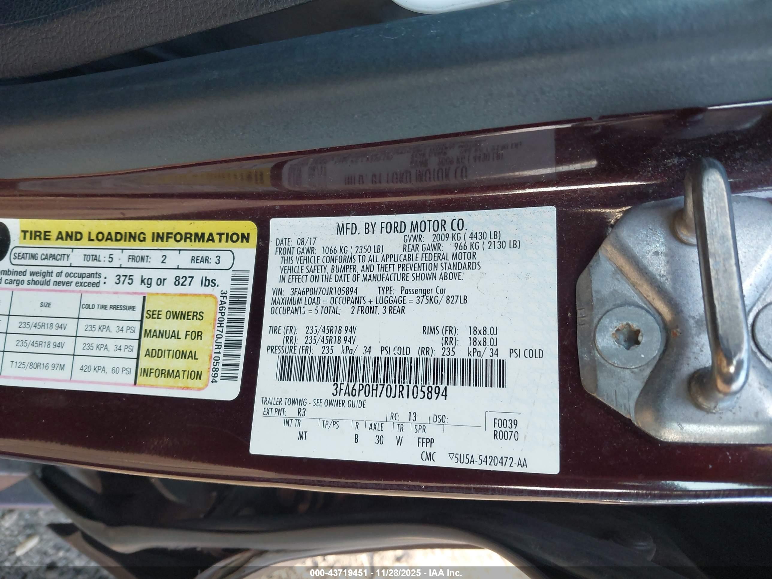 FORD FUSION image 9