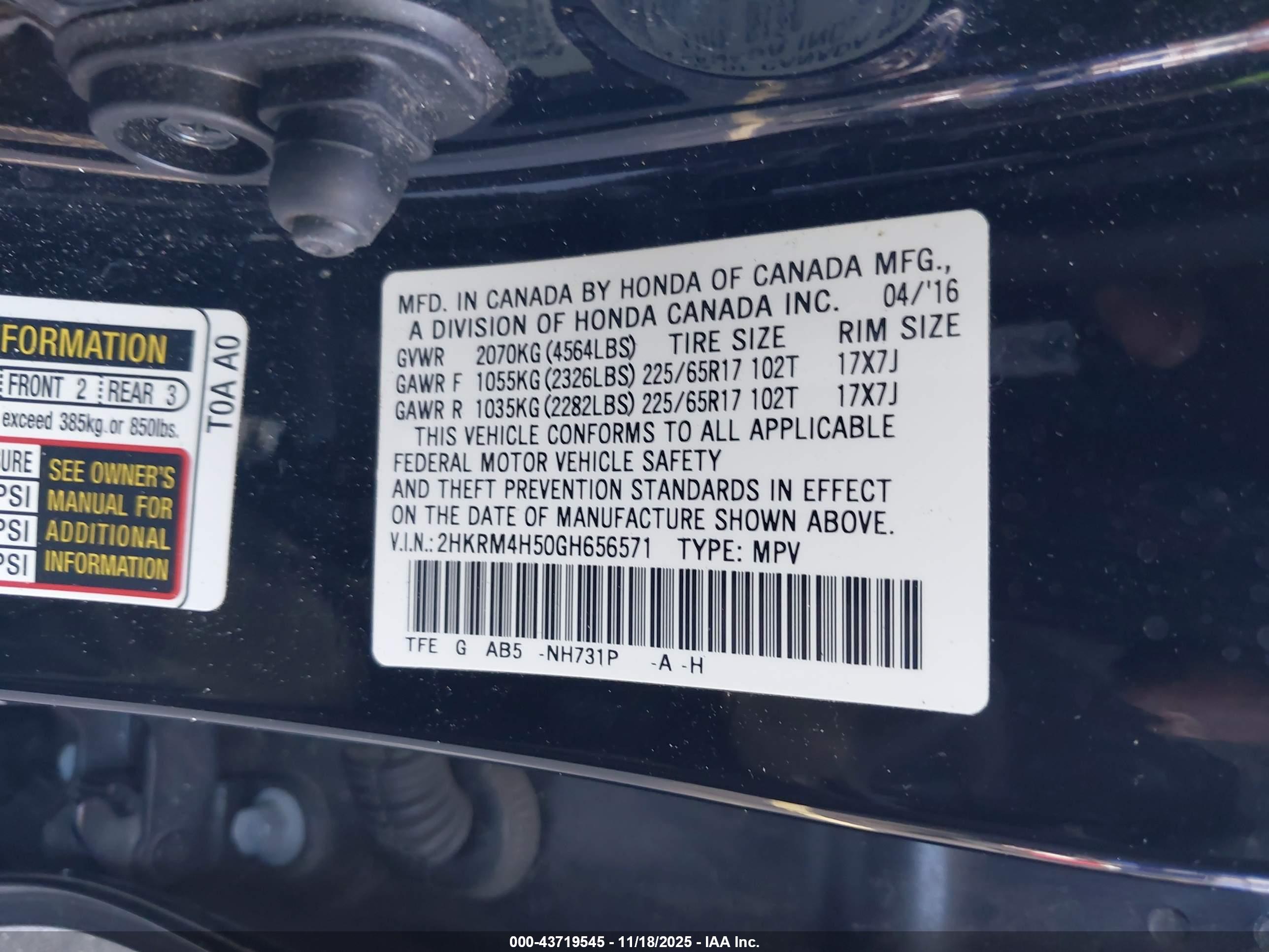 HONDA CR-V image 9