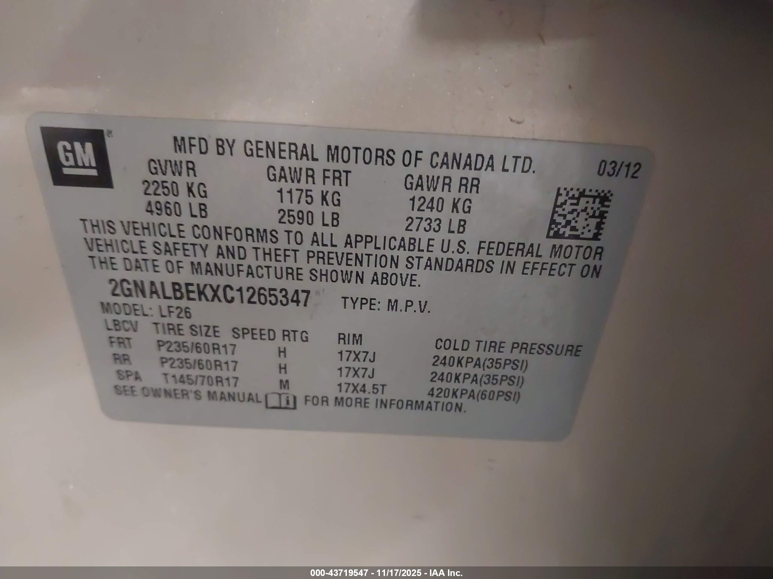 CHEVROLET EQUINOX image 9