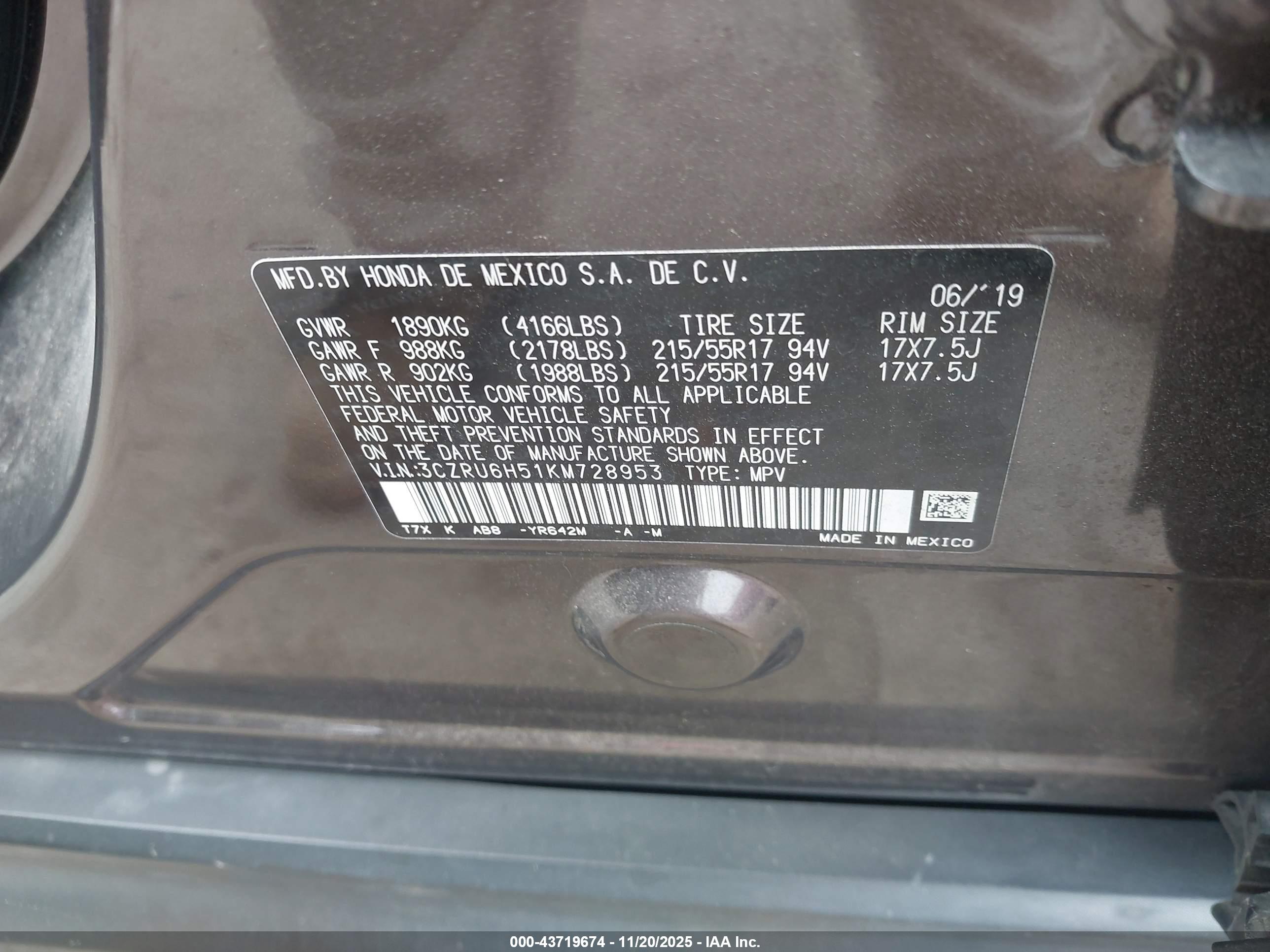 HONDA HR-V image 9