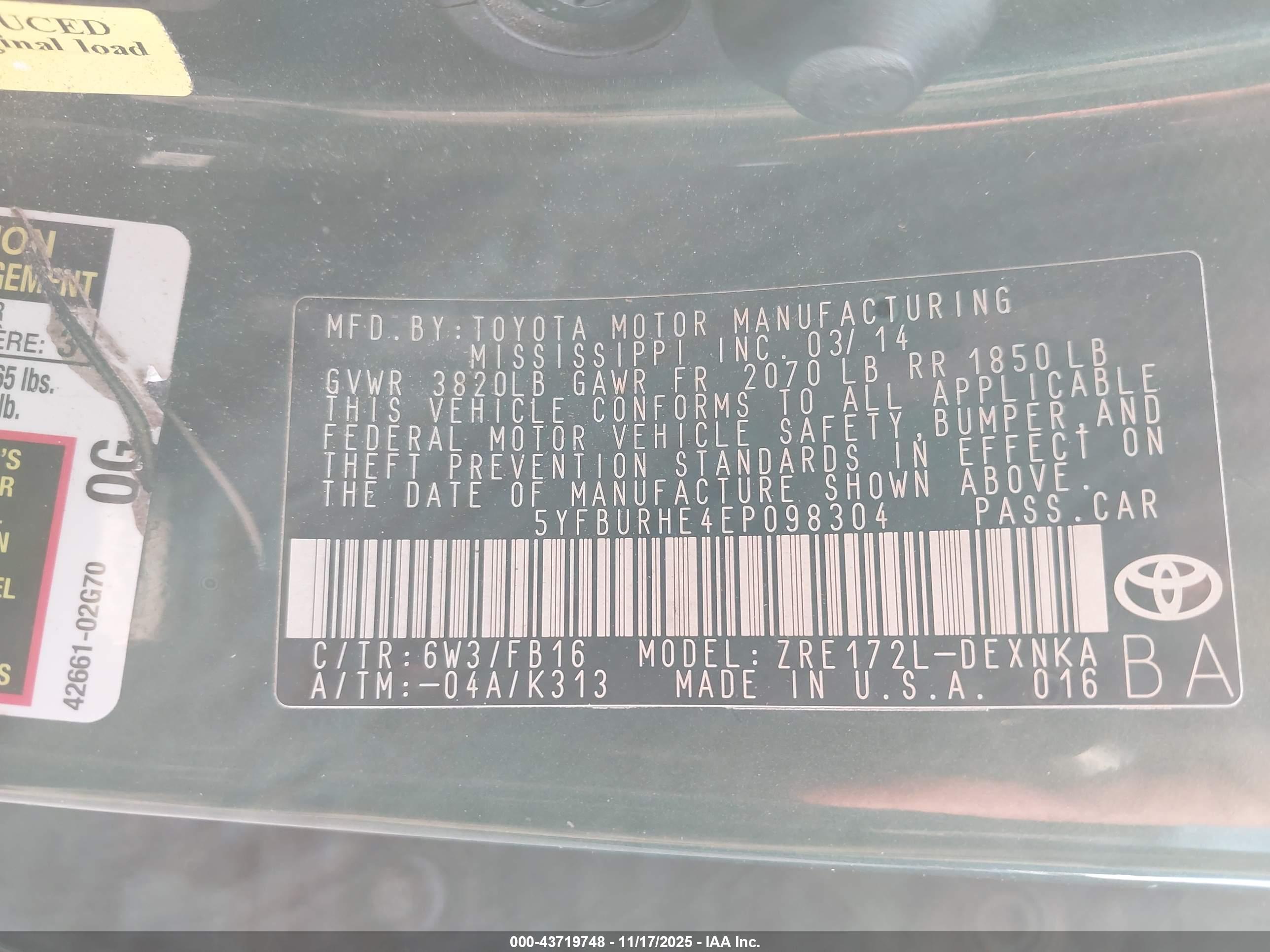 TOYOTA COROLLA image 9