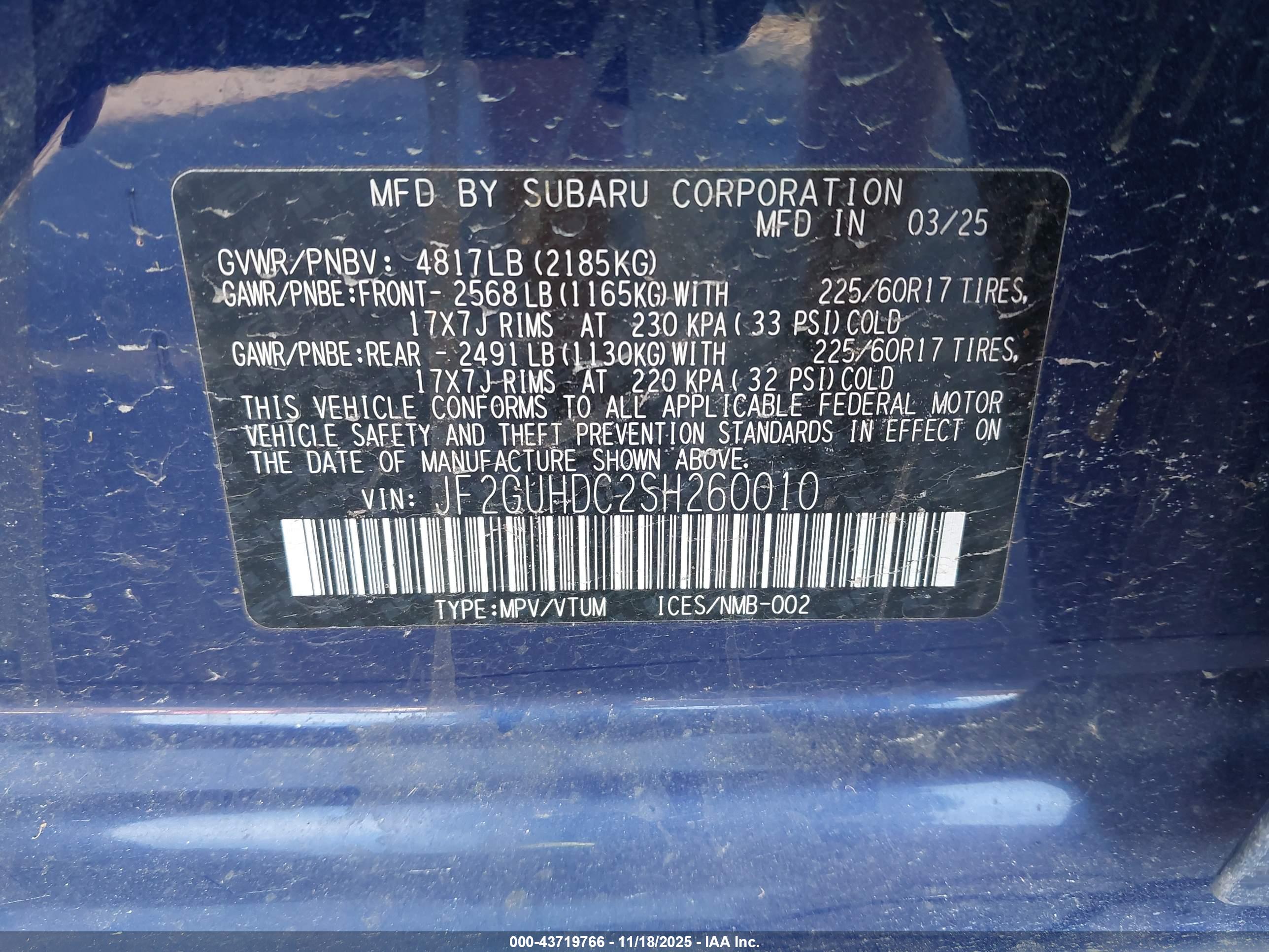 SUBARU CROSSTREK image 9
