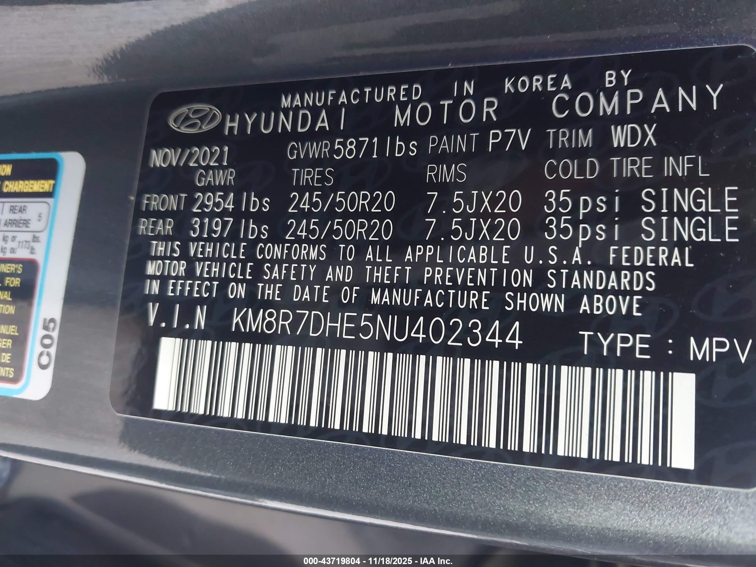 HYUNDAI PALISADE image 9