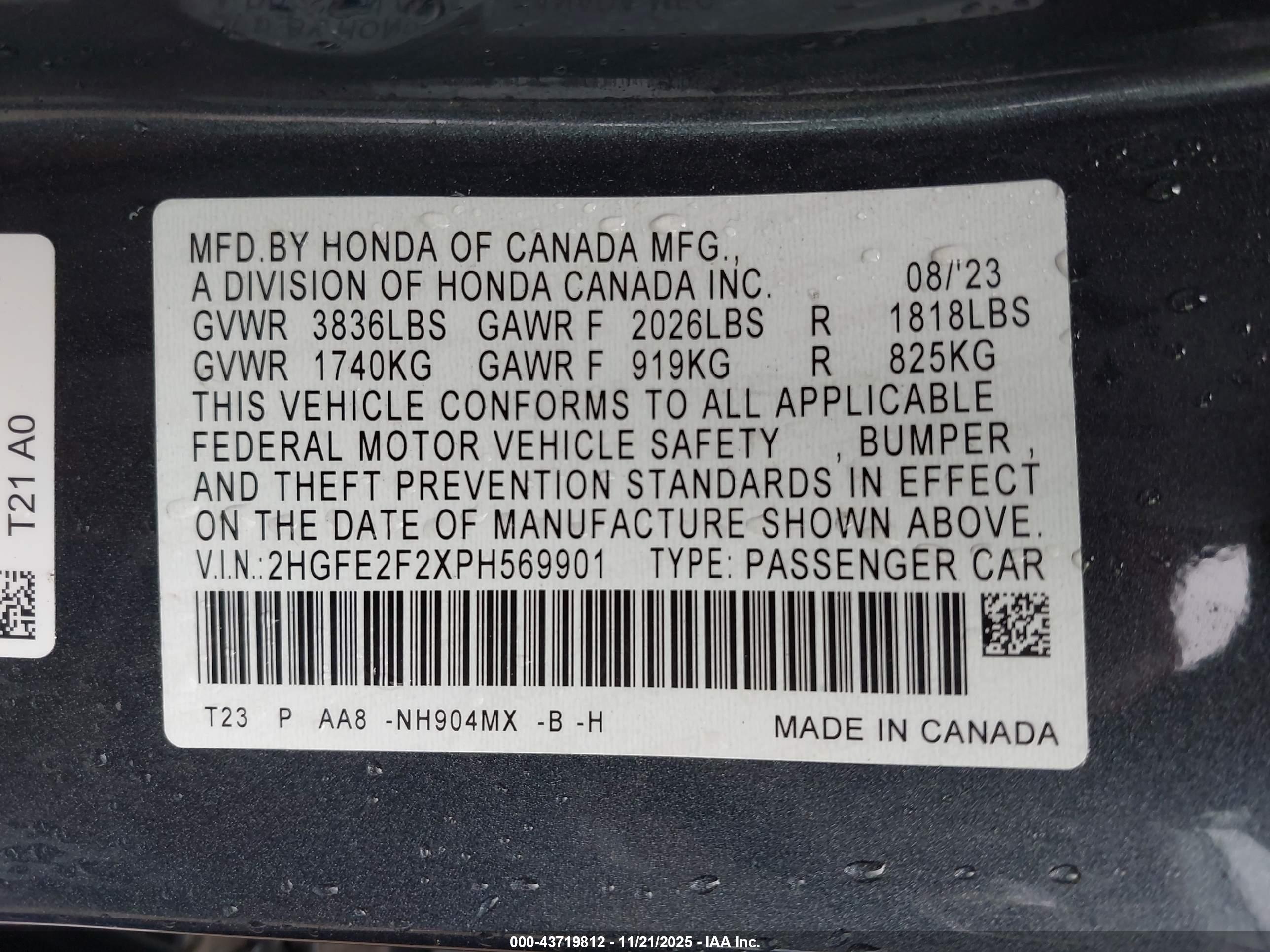 HONDA CIVIC image 9