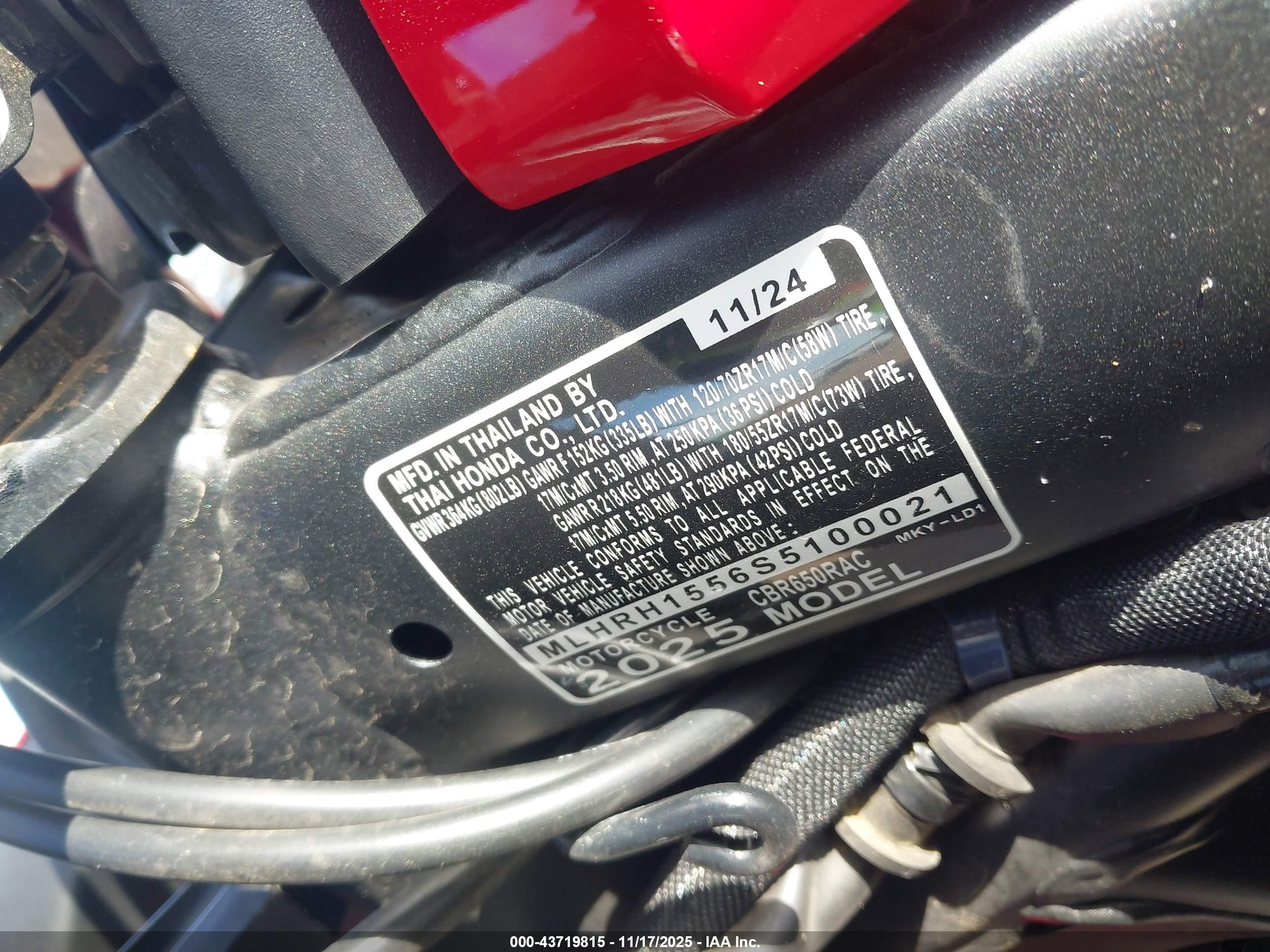HONDA CBR650 image 10