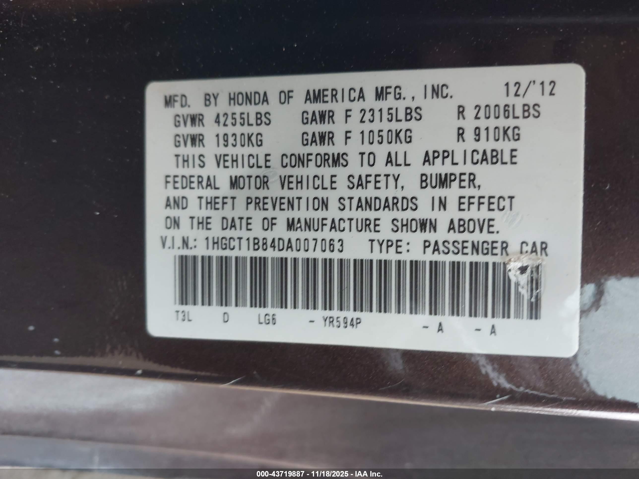 HONDA ACCORD image 9
