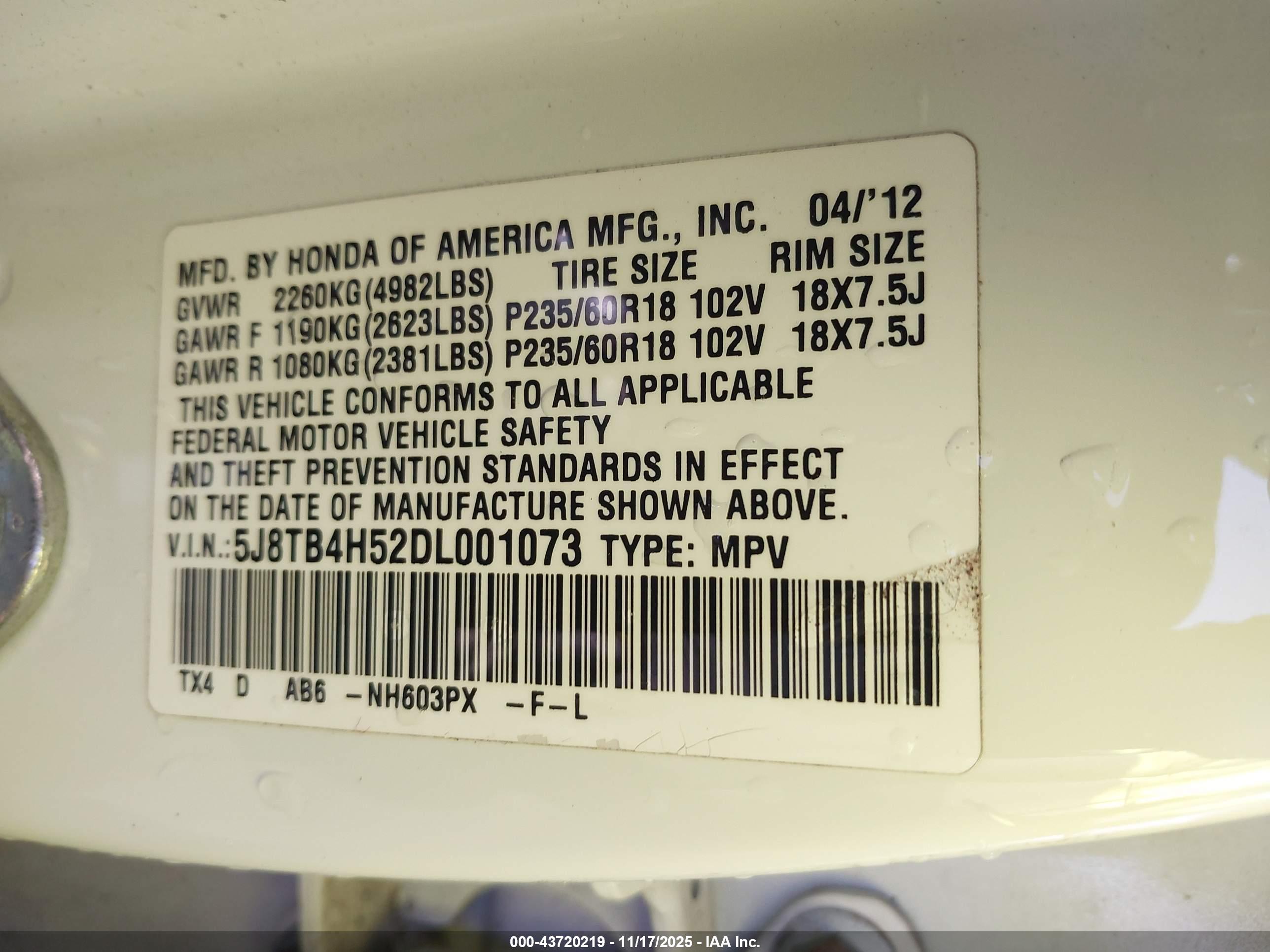 ACURA RDX image 9
