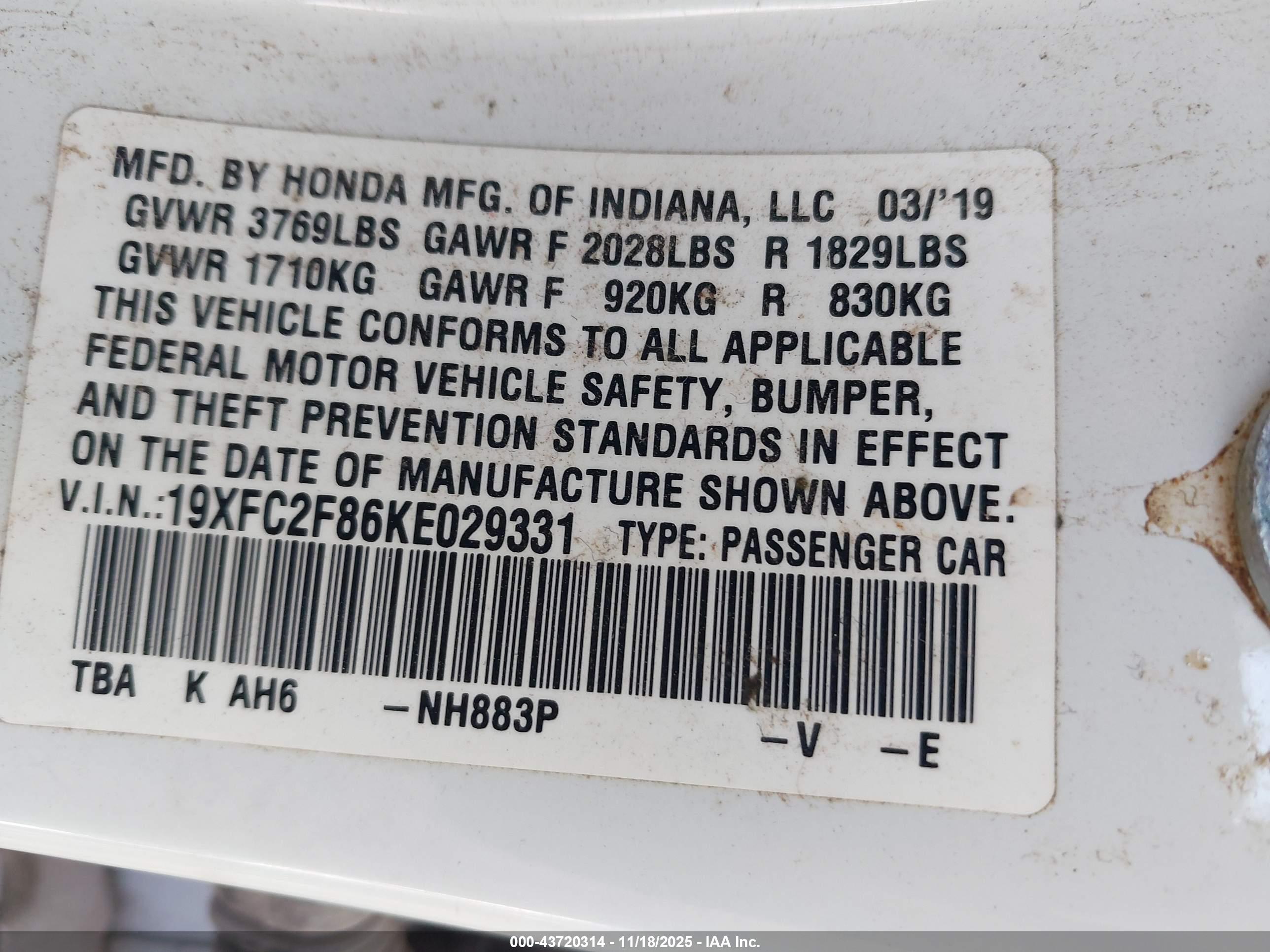 HONDA CIVIC image 9
