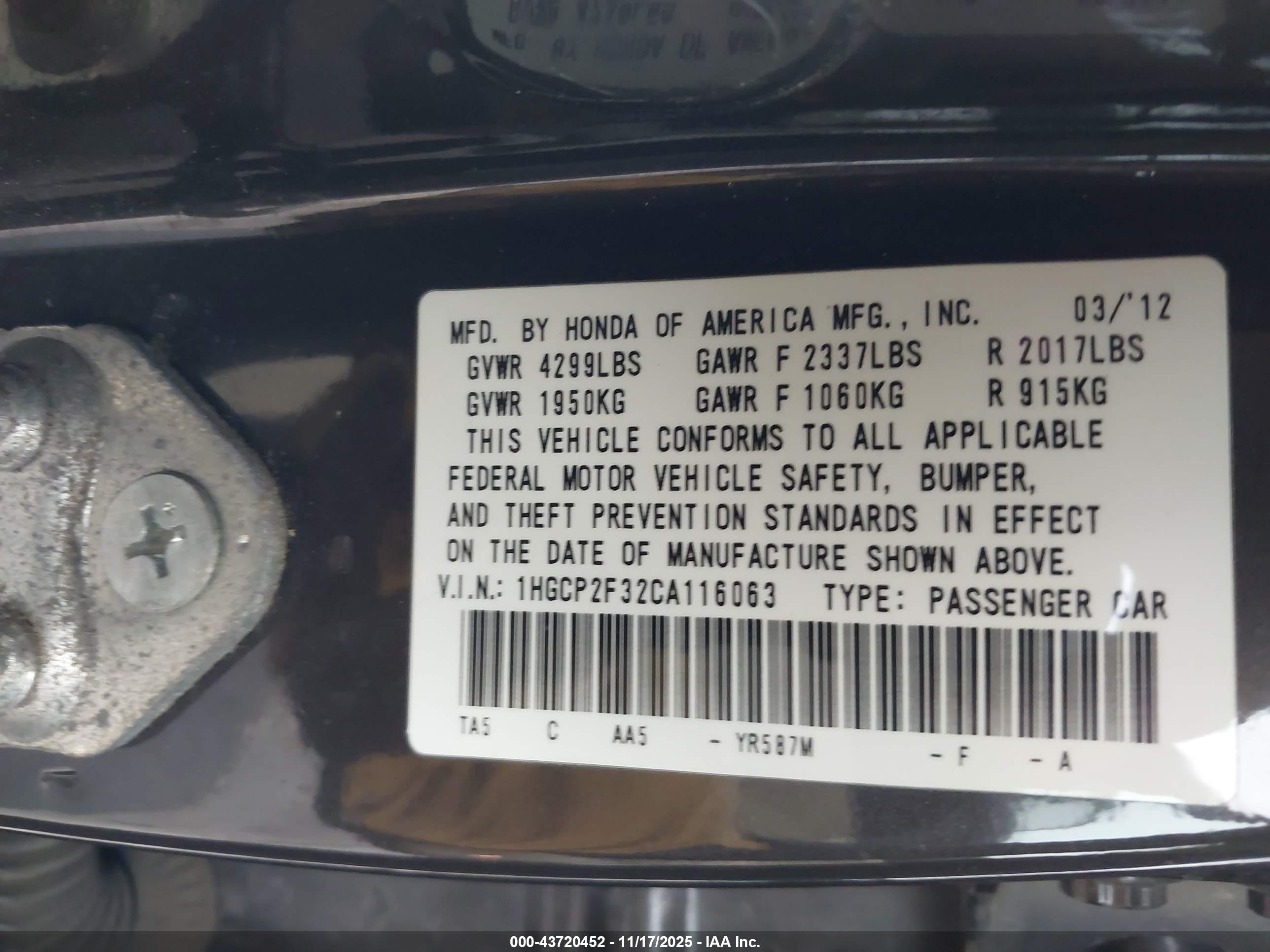 HONDA ACCORD image 9
