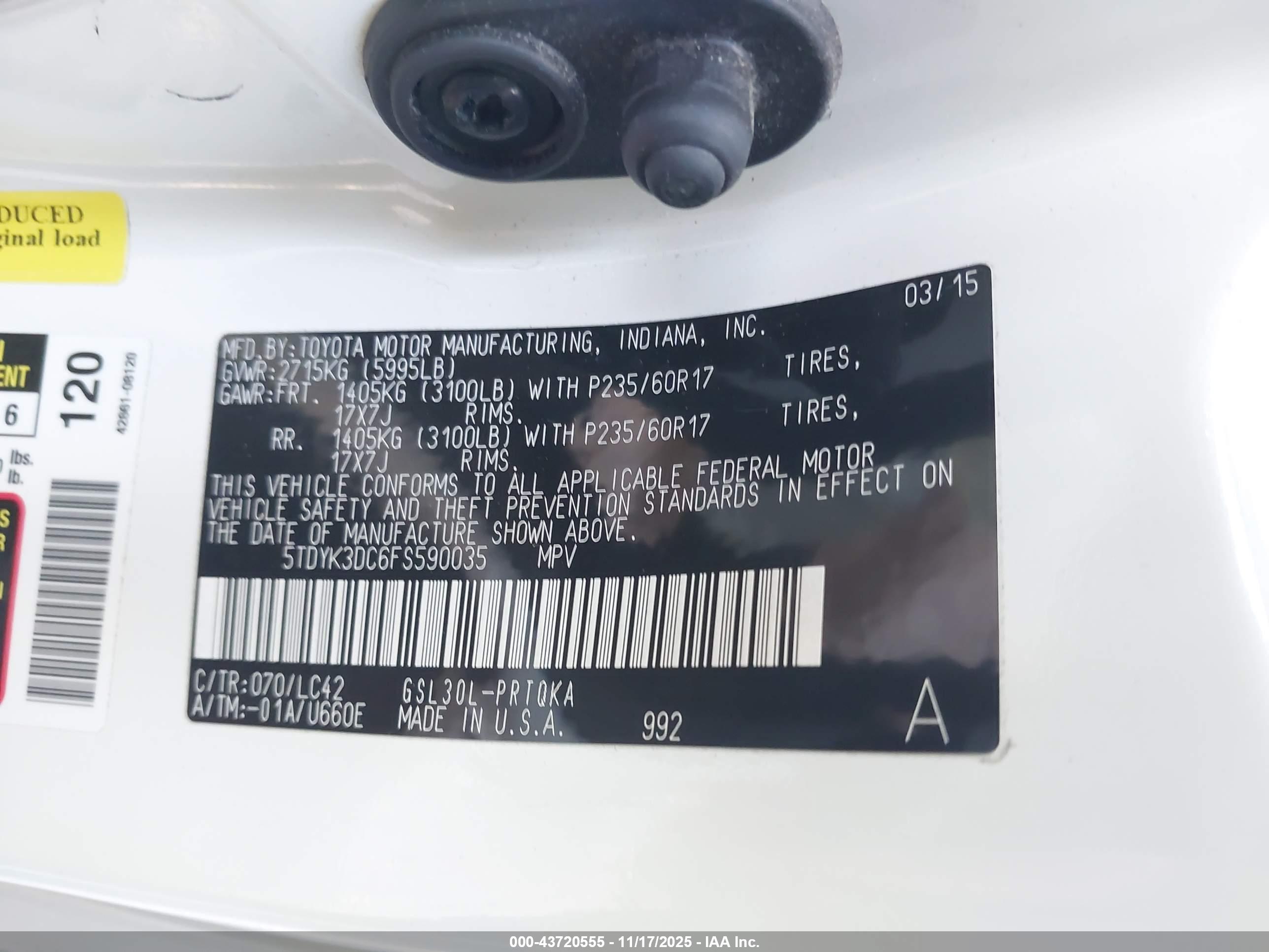 TOYOTA SIENNA image 9
