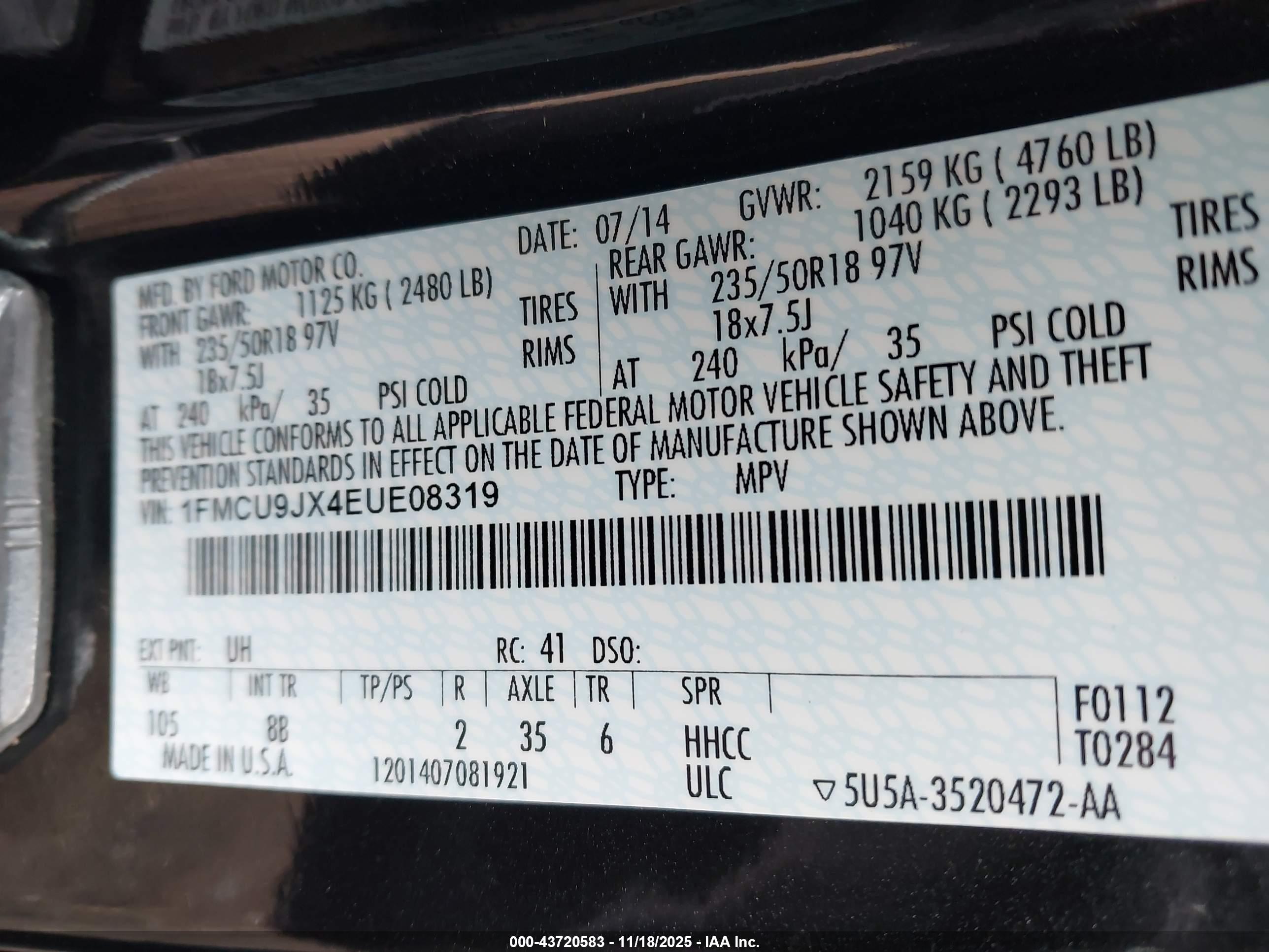 FORD ESCAPE image 9