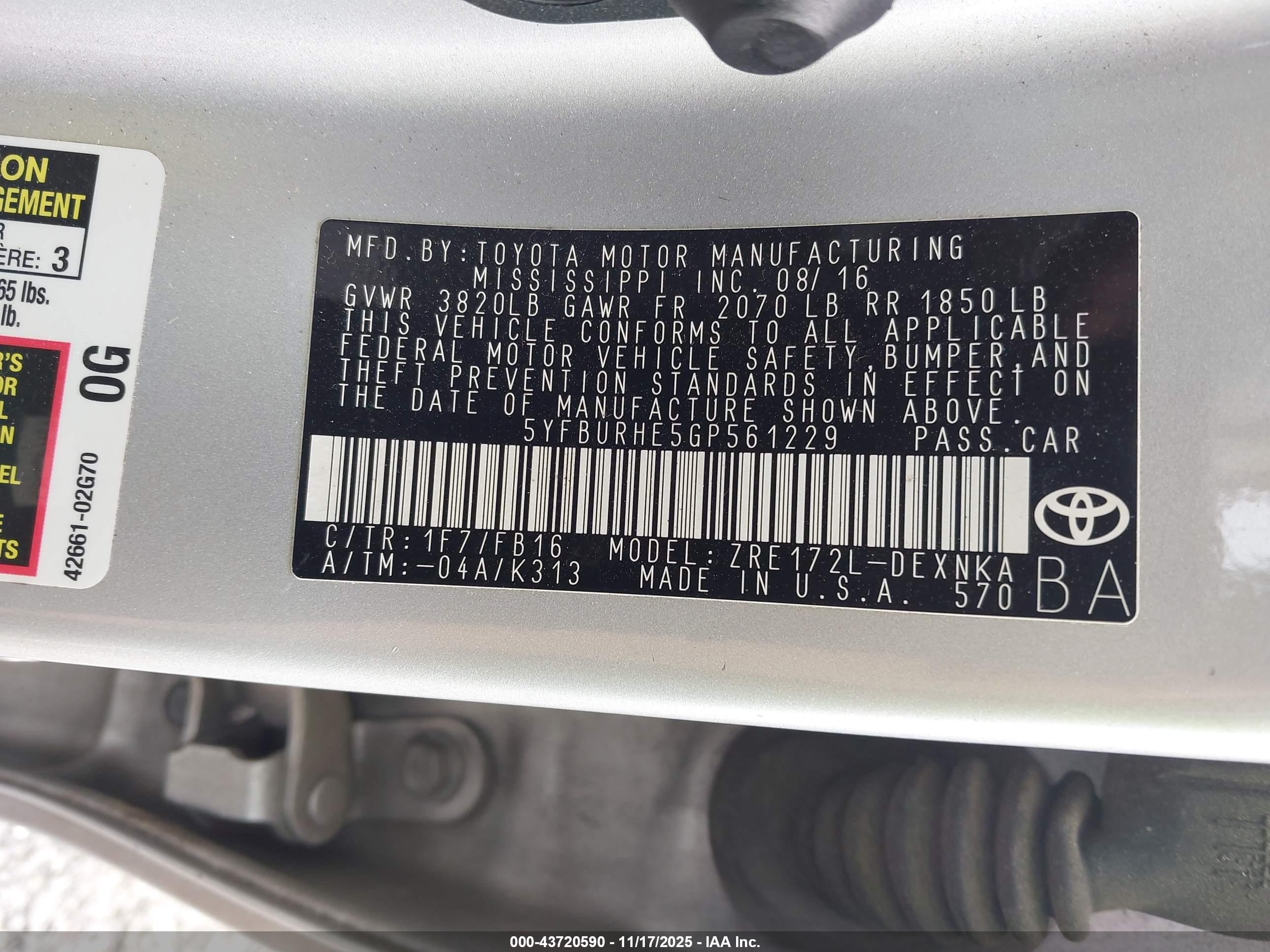 TOYOTA COROLLA image 9
