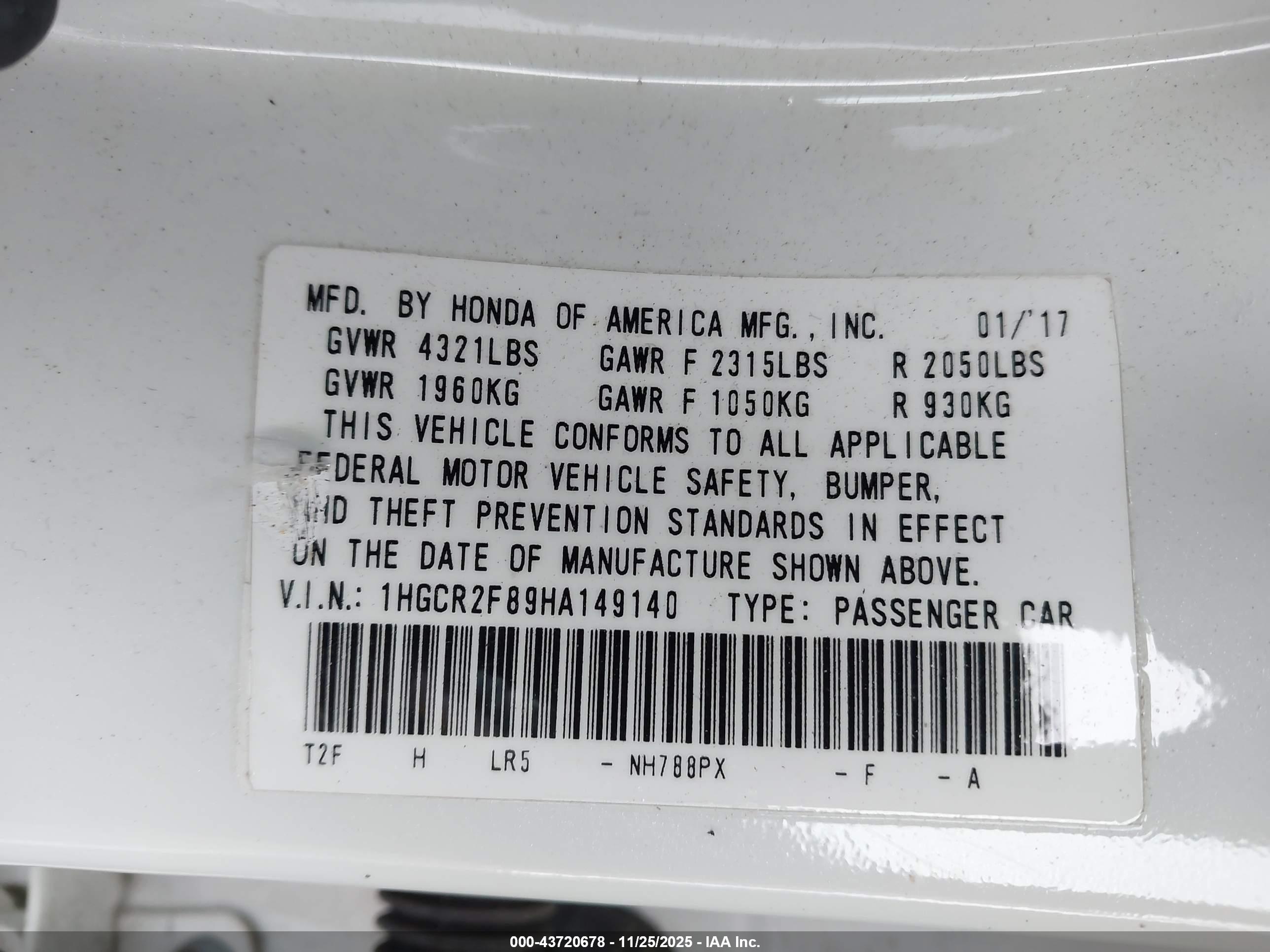 HONDA ACCORD image 9