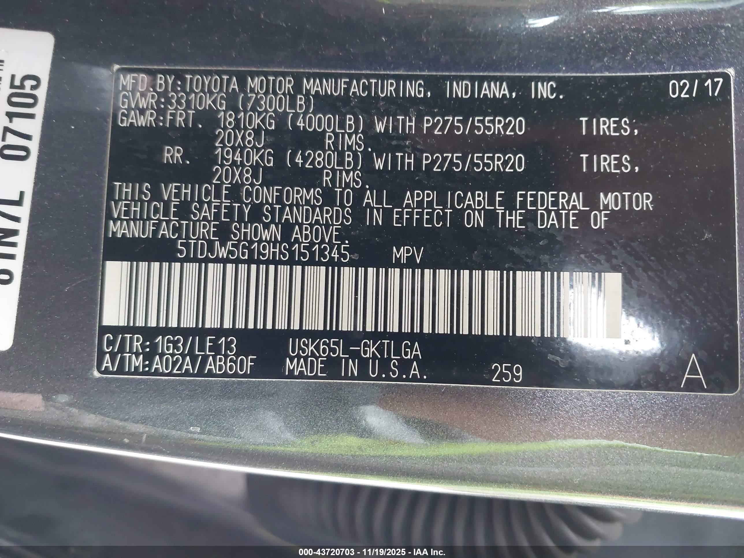 TOYOTA SEQUOIA image 9