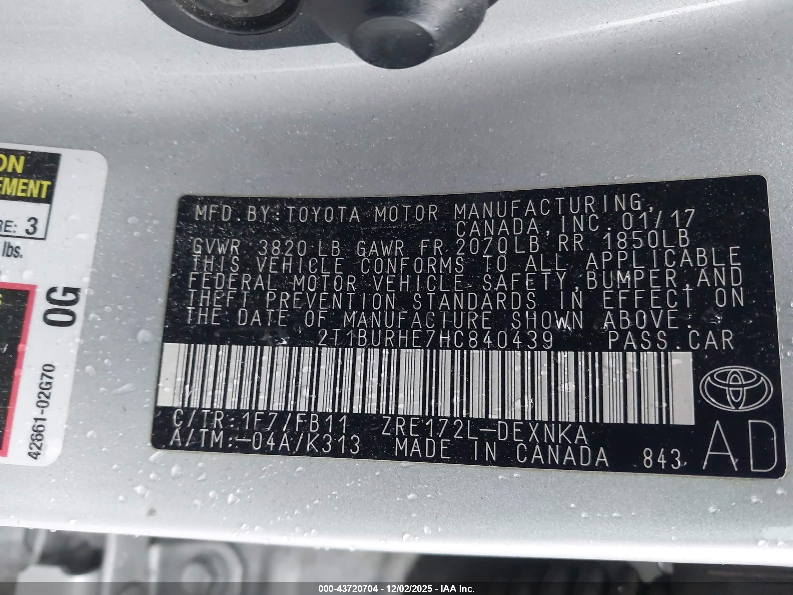 TOYOTA COROLLA image 9