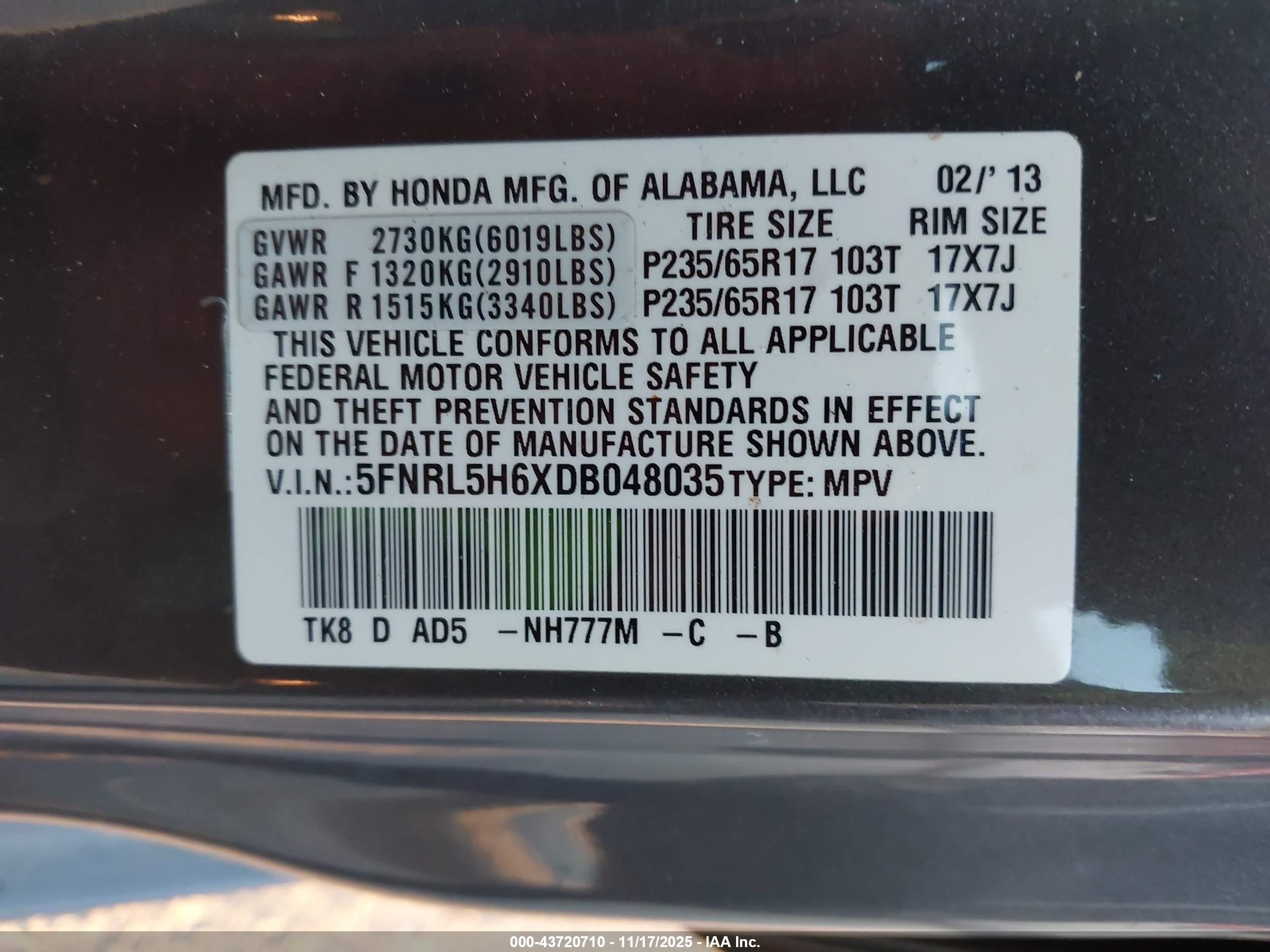 HONDA ODYSSEY image 9