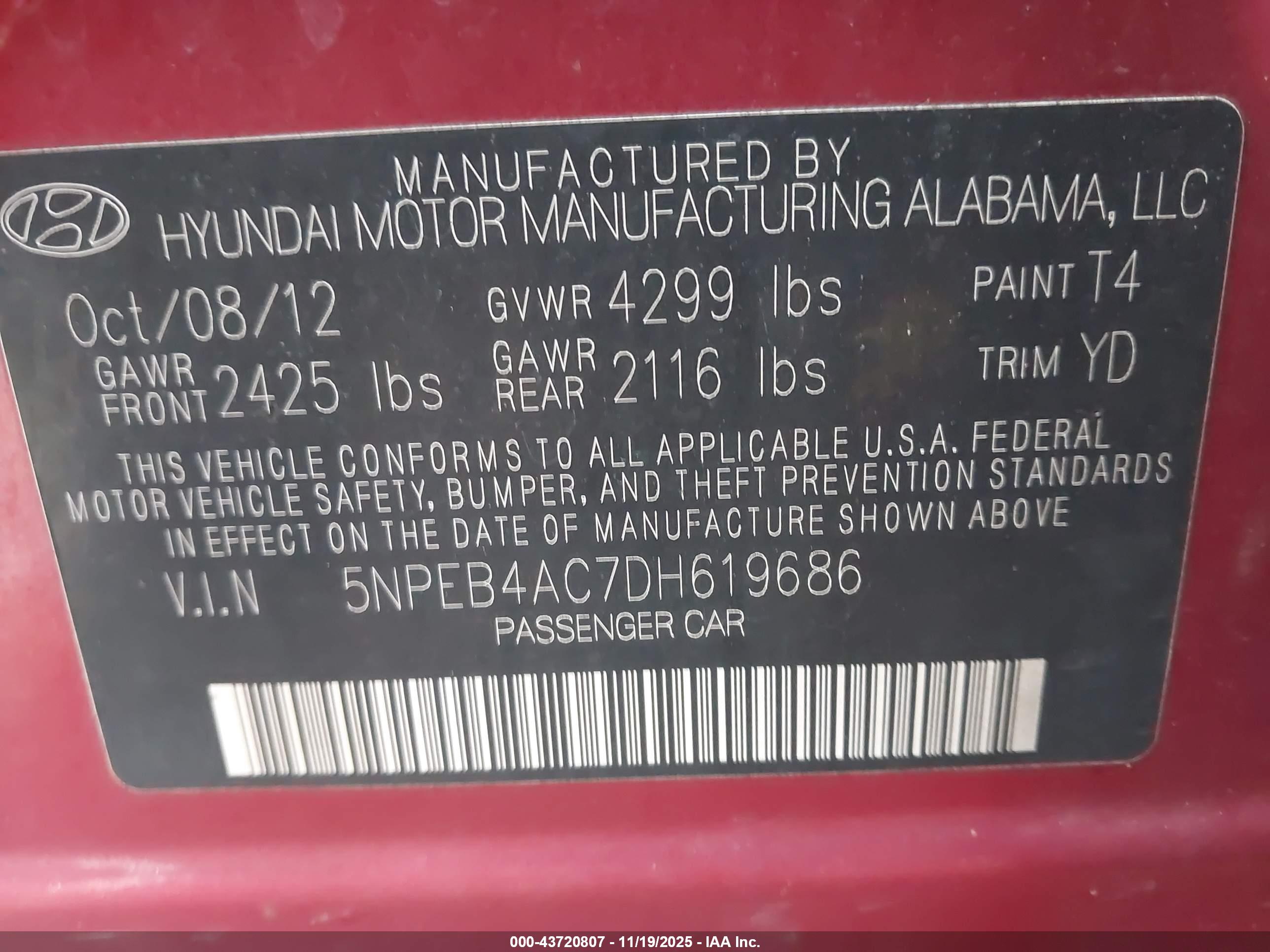 HYUNDAI SONATA image 9