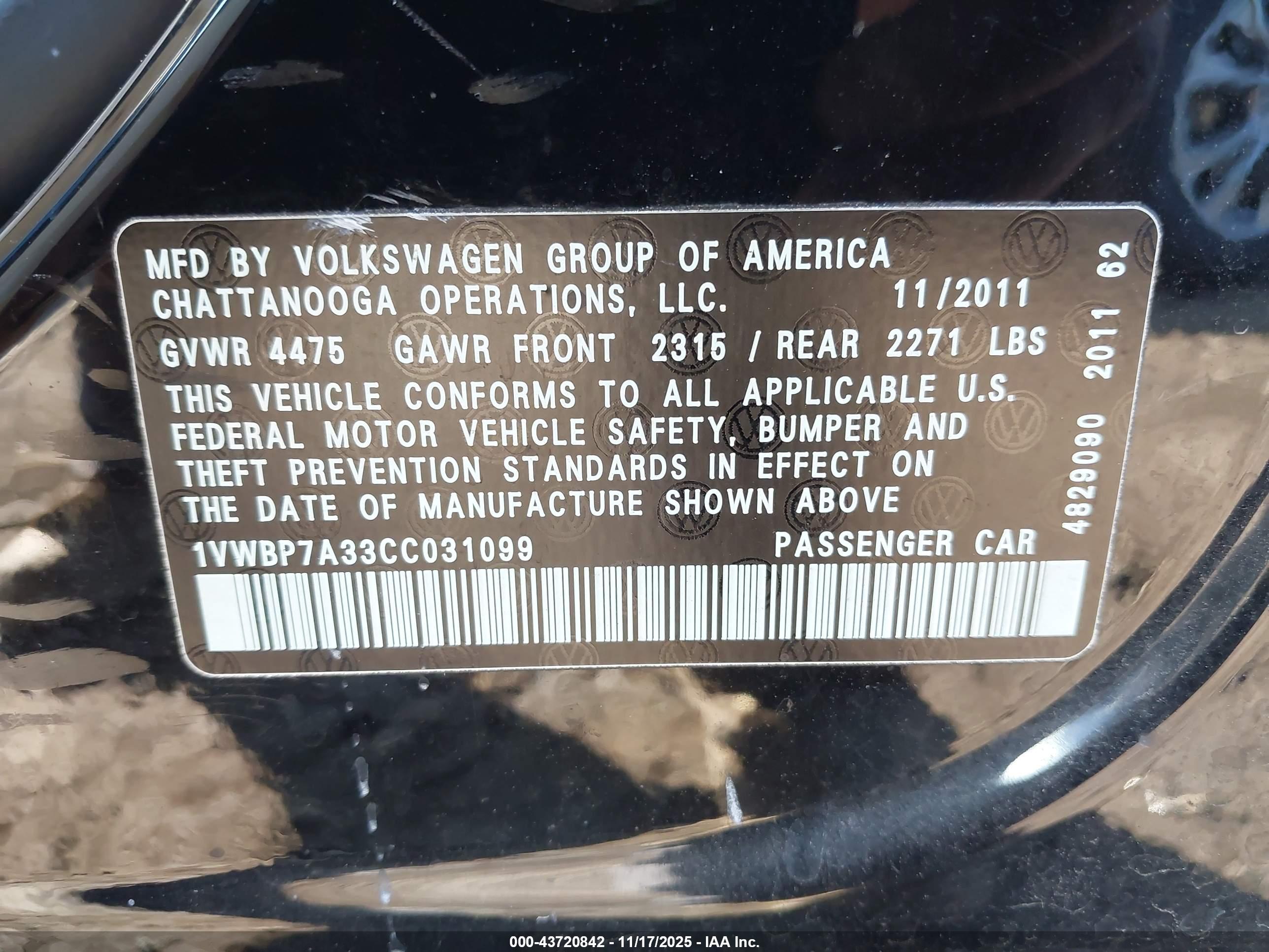 VOLKSWAGEN PASSAT image 9