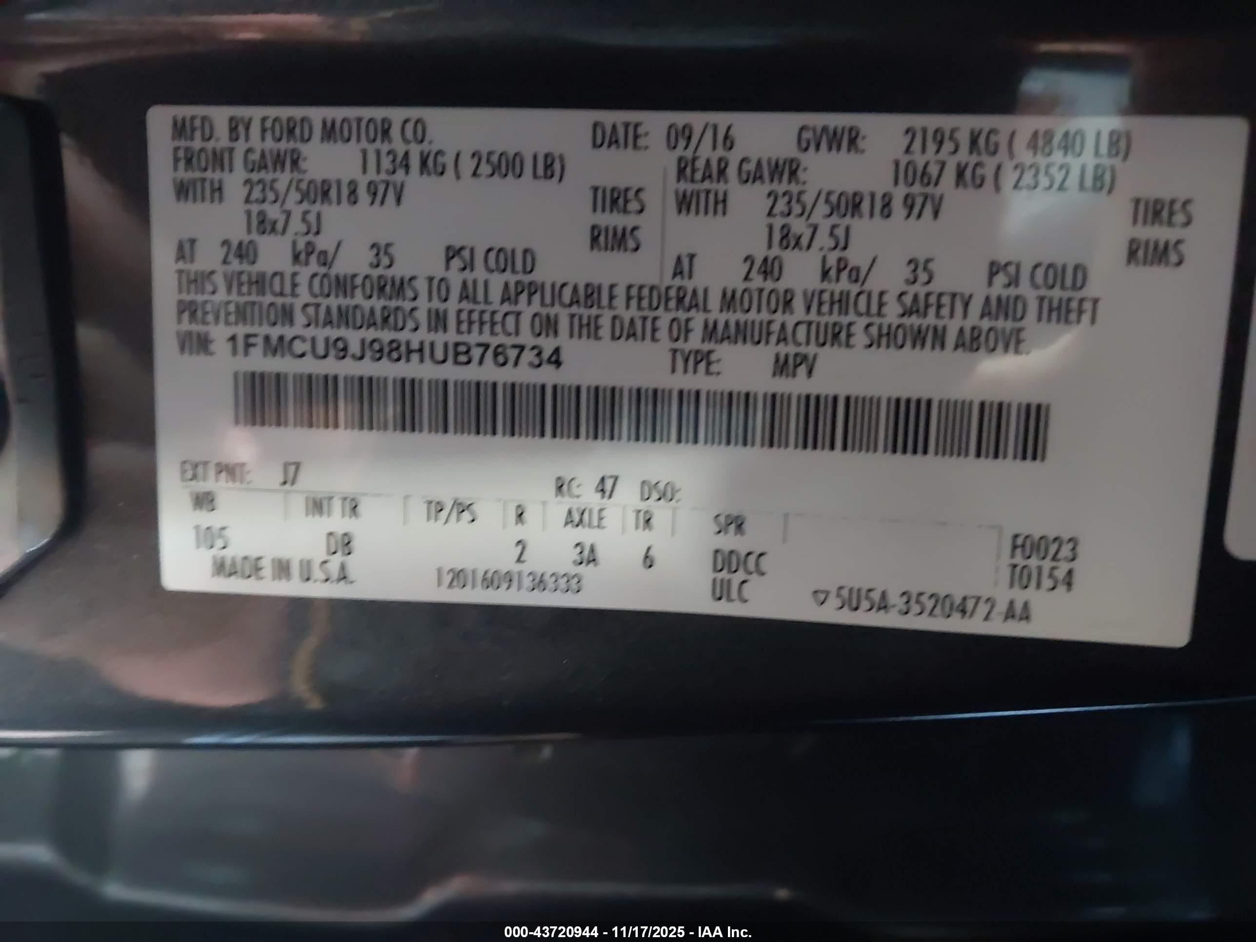 FORD ESCAPE image 9