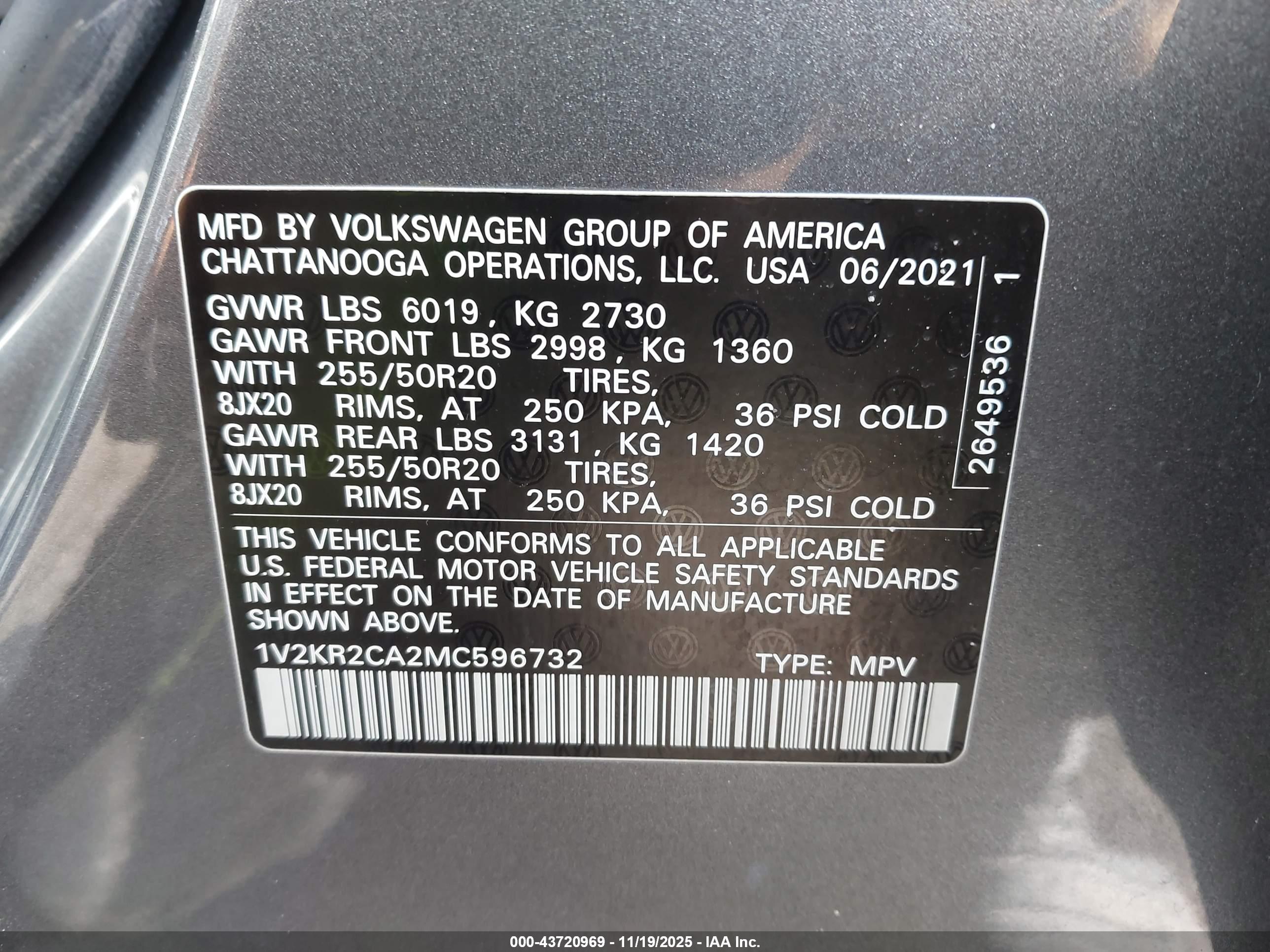 VOLKSWAGEN ATLAS image 9
