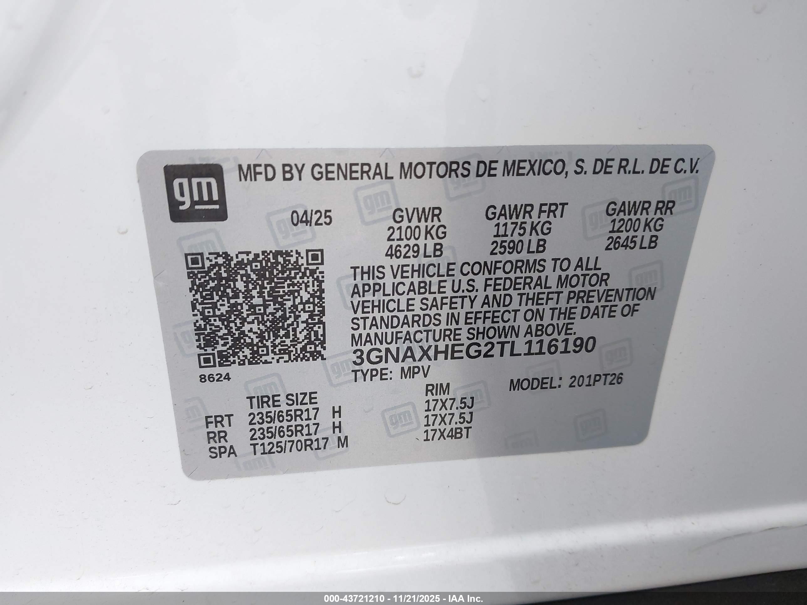CHEVROLET EQUINOX image 9